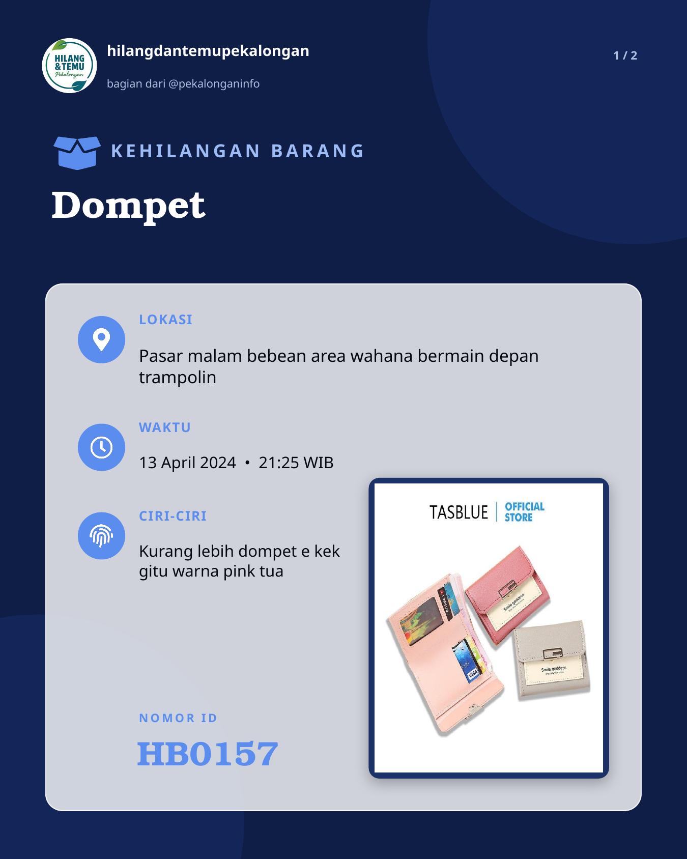 Slide 1 laporan Dompet