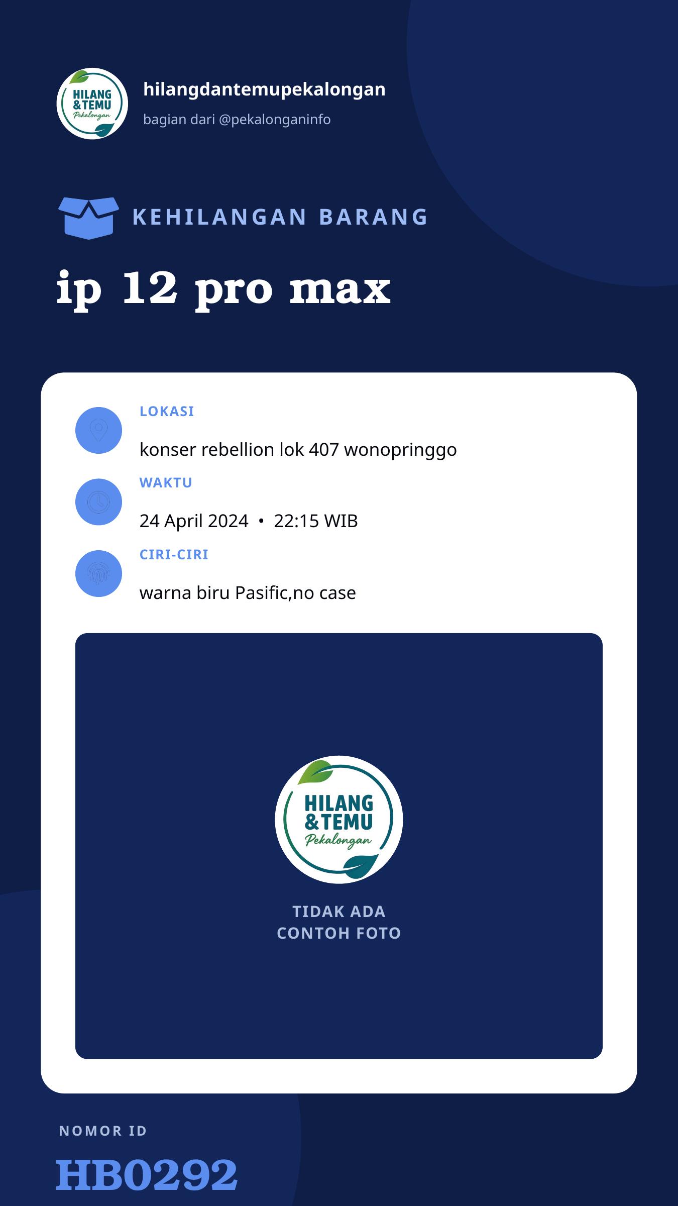 Story 9:16 laporan ip 12 pro max