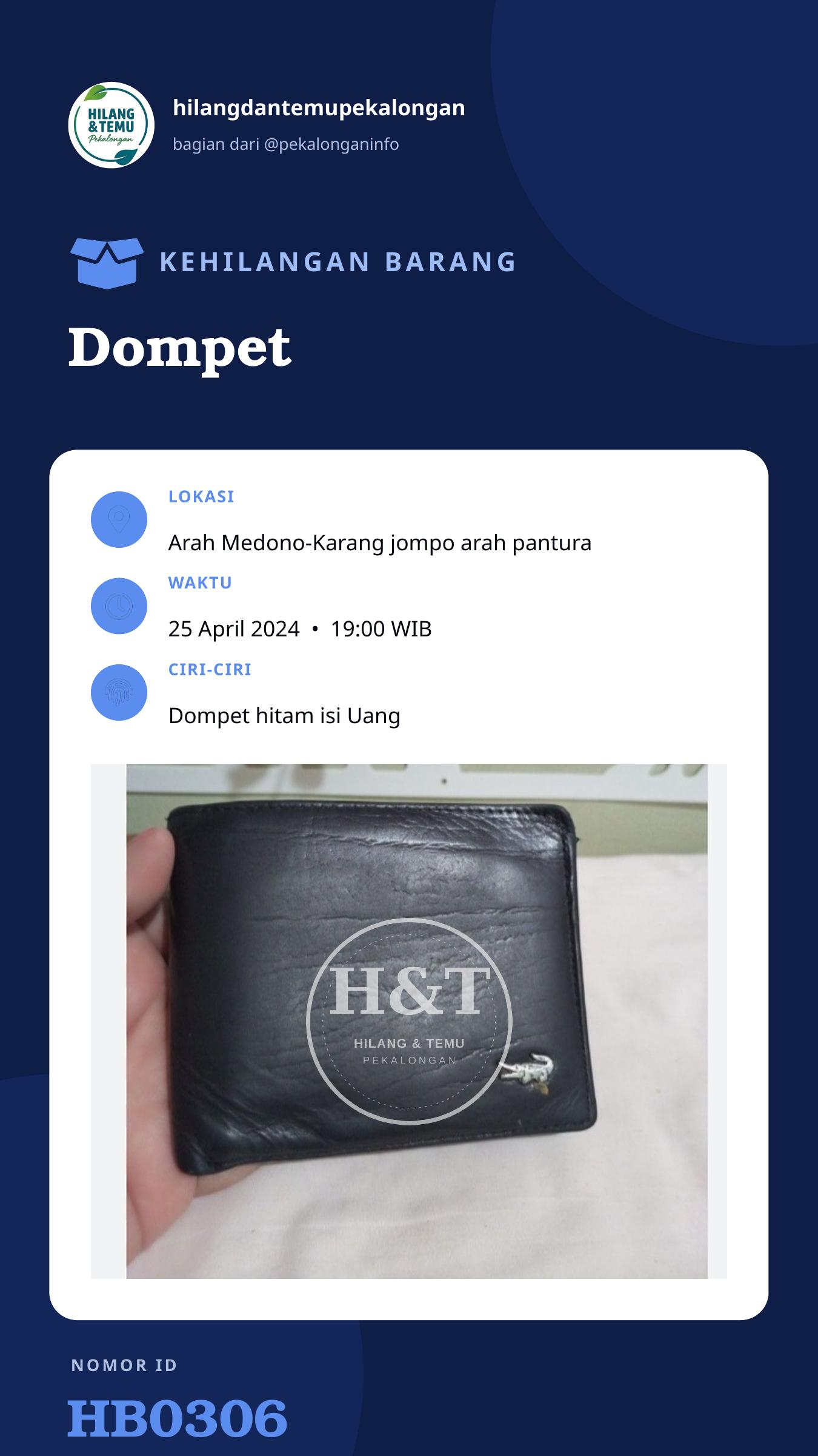 Story 9:16 laporan Dompet