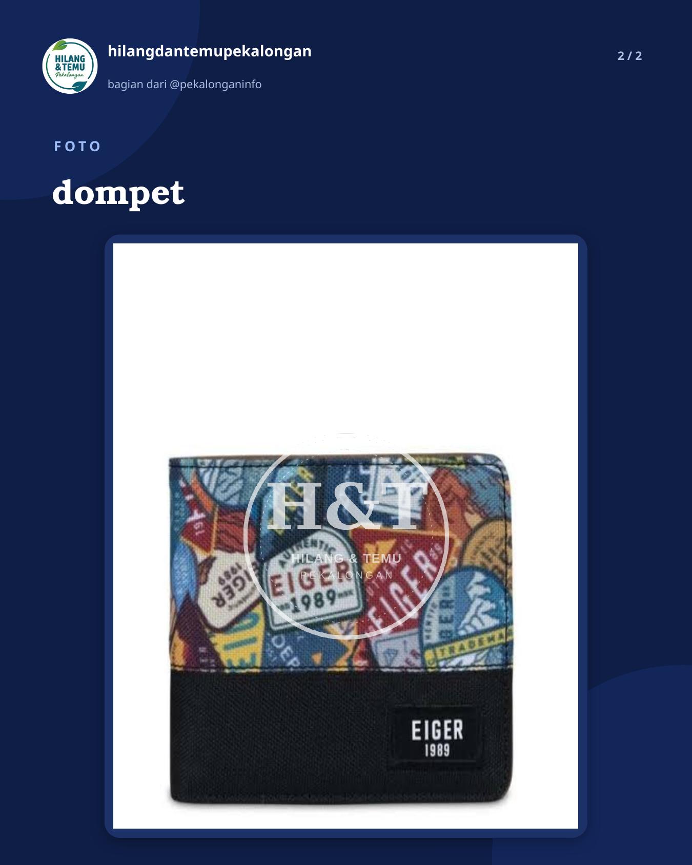Slide 2 laporan dompet