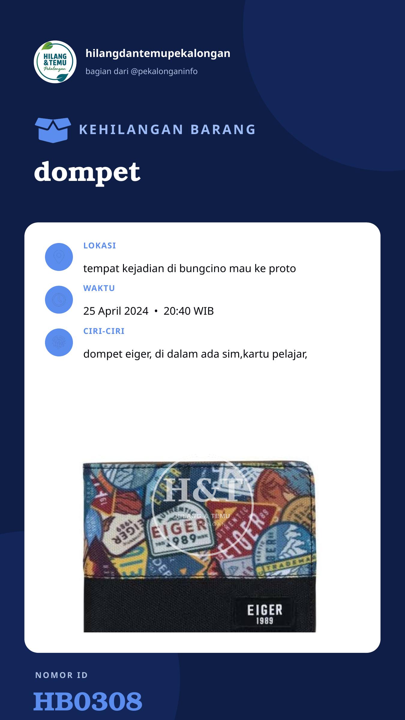 Story 9:16 laporan dompet