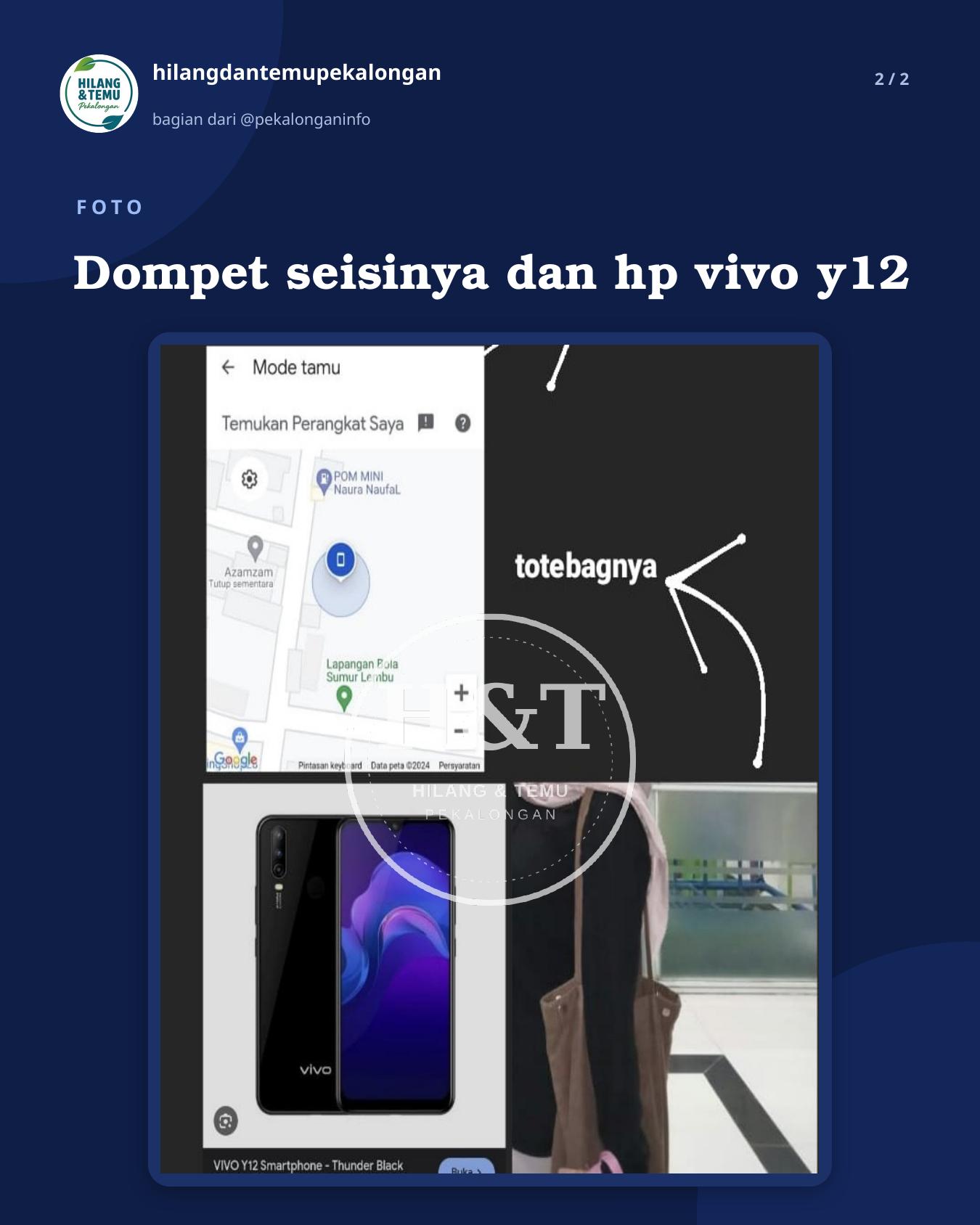 Slide 2 laporan Dompet seisinya dan hp vivo y12