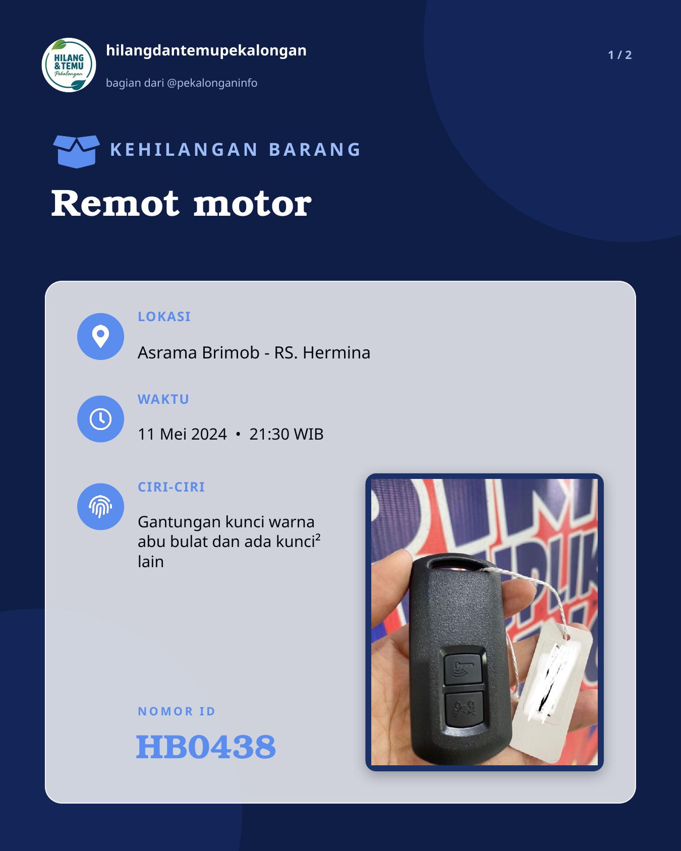 Slide 1 laporan Remot motor
