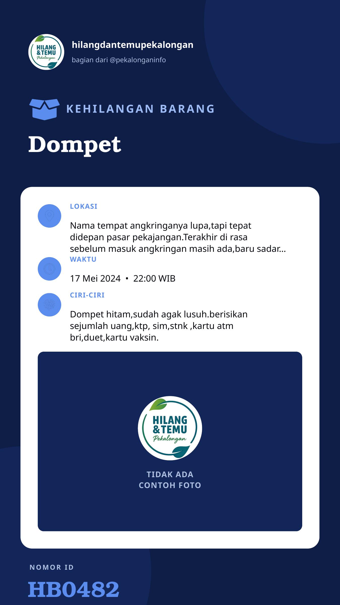 Story 9:16 laporan Dompet