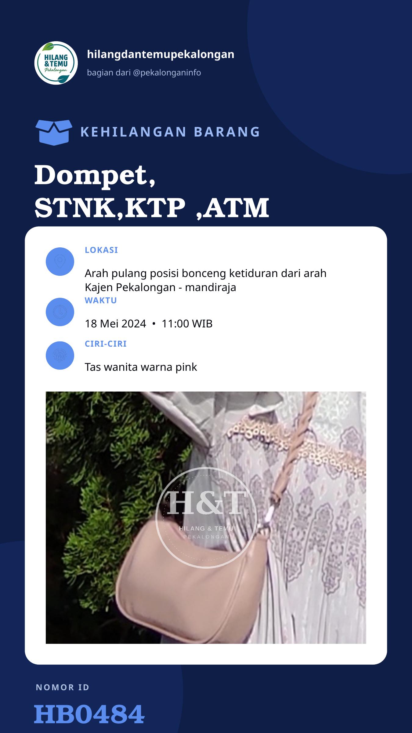 Story 9:16 laporan Dompet, STNK,KTP ,ATM