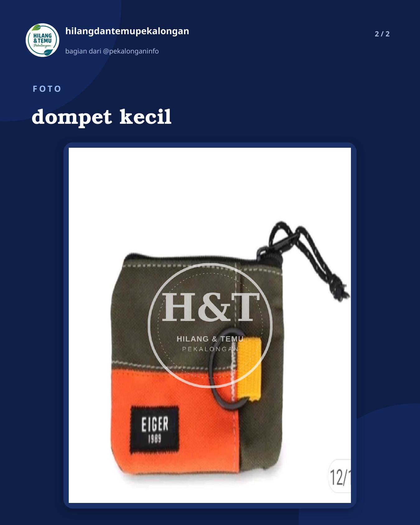 Slide 2 laporan dompet kecil
