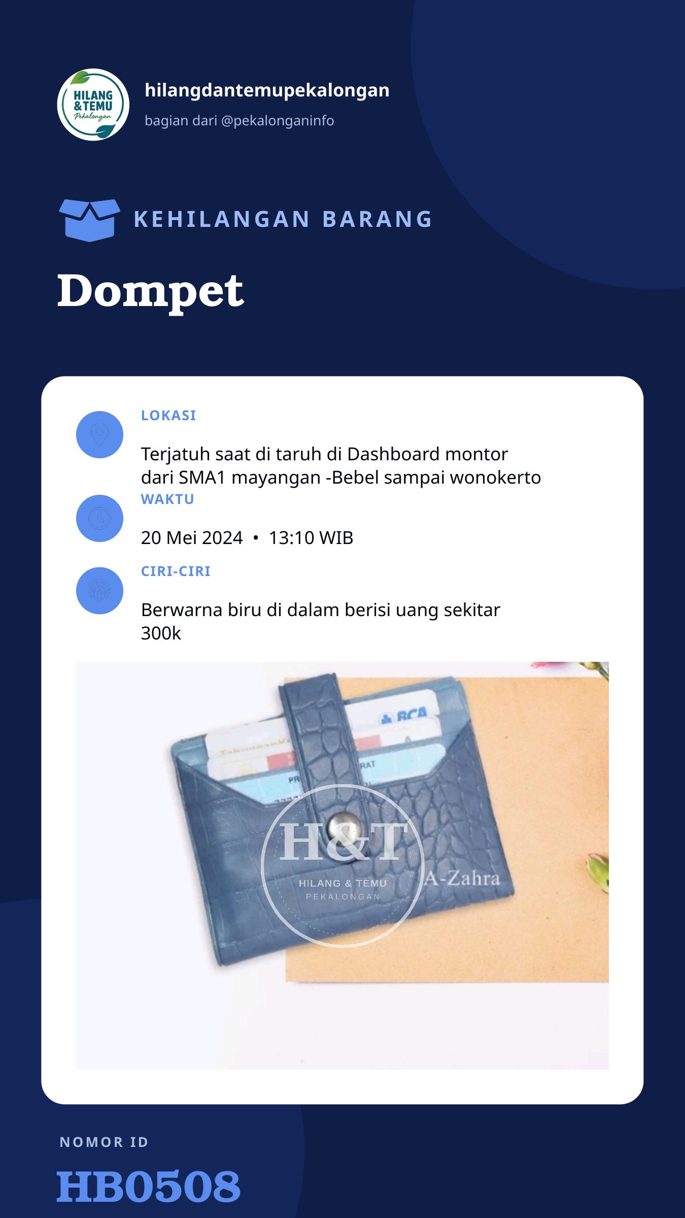 Story 9:16 laporan Dompet