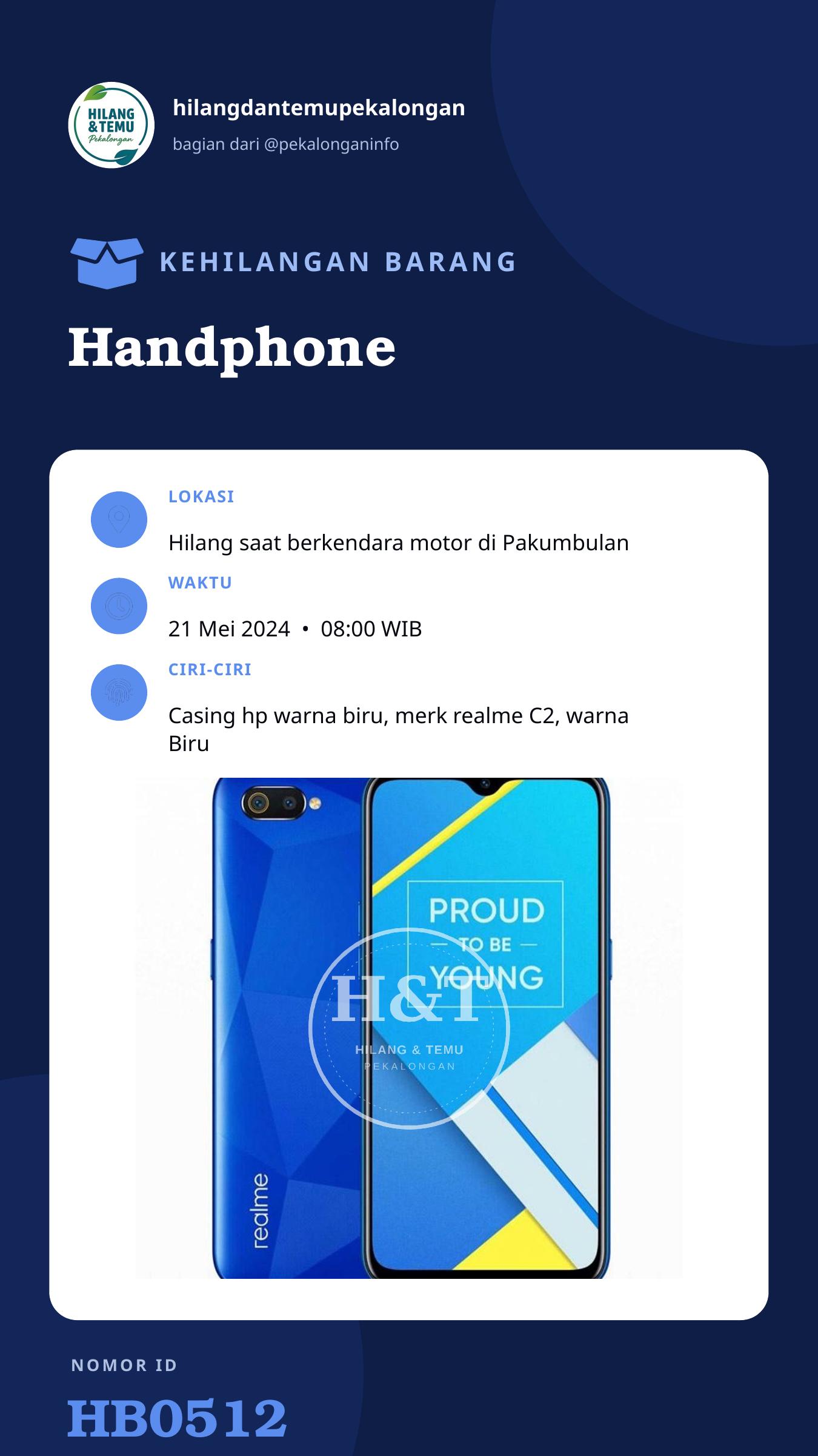Story 9:16 laporan Handphone