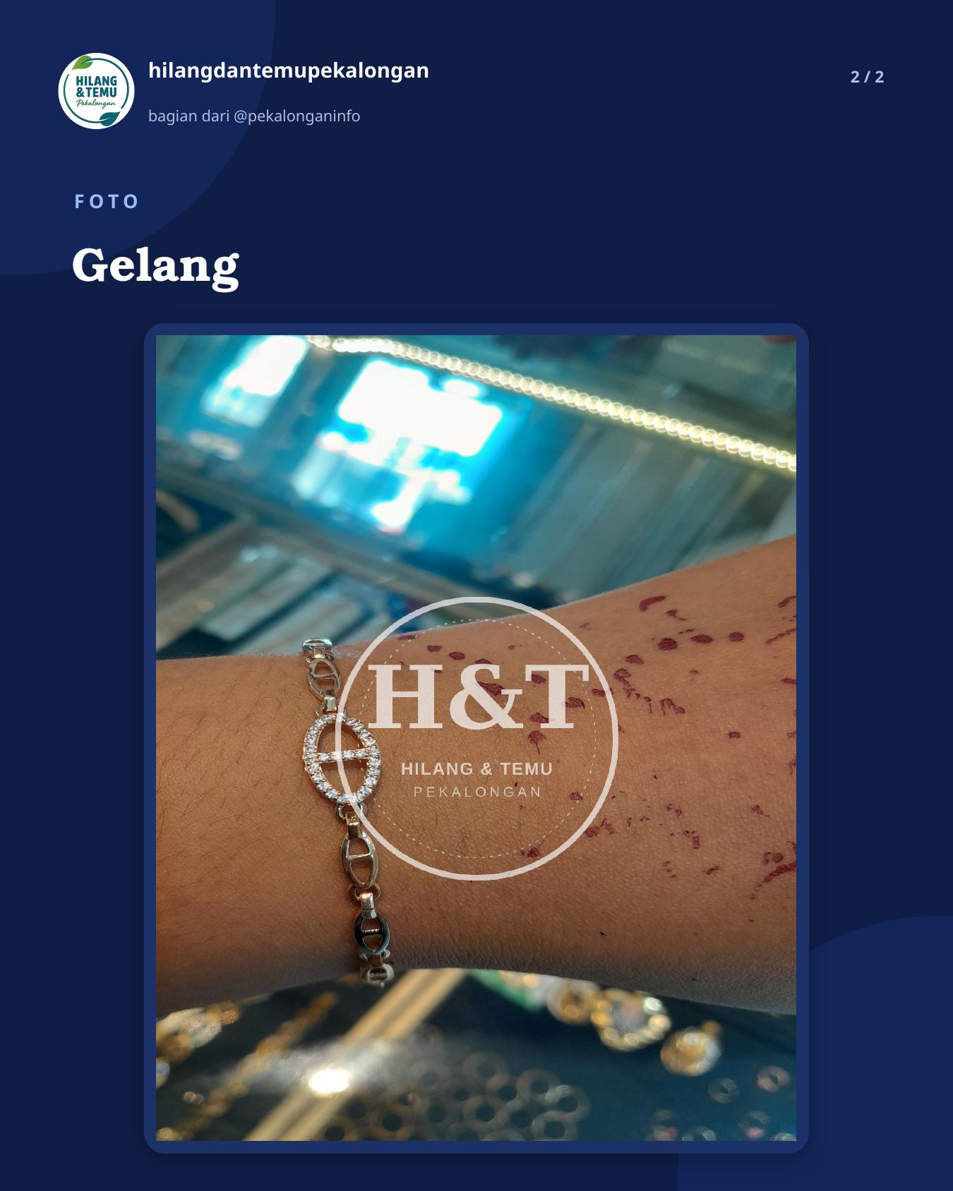 Slide 2 laporan Gelang