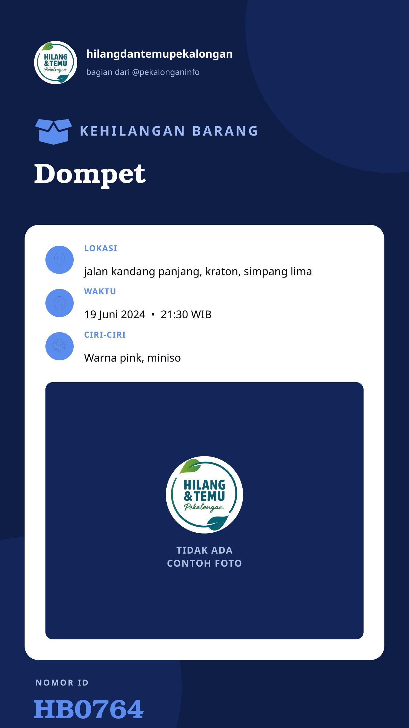Story 9:16 laporan Dompet