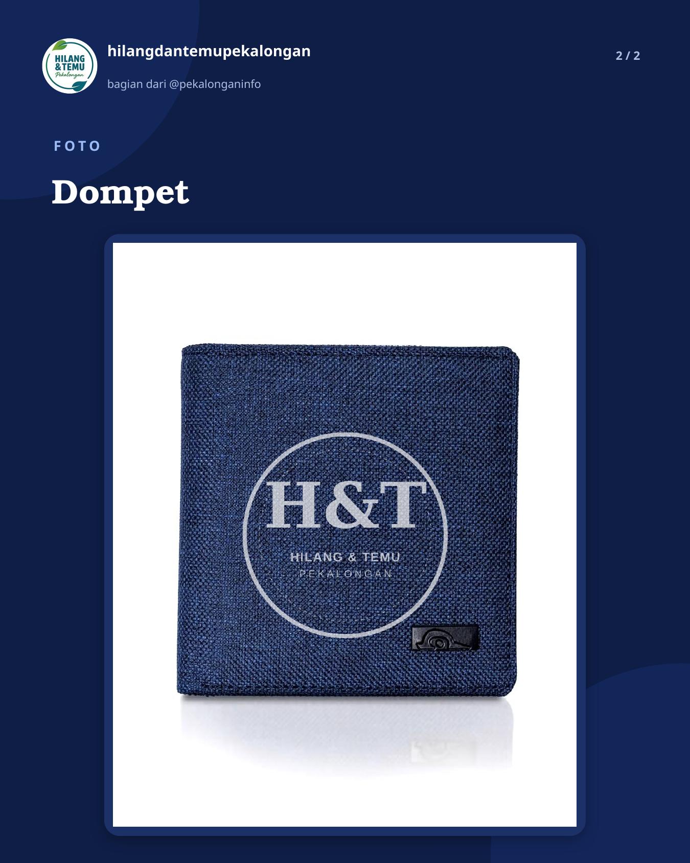 Slide 2 laporan Dompet