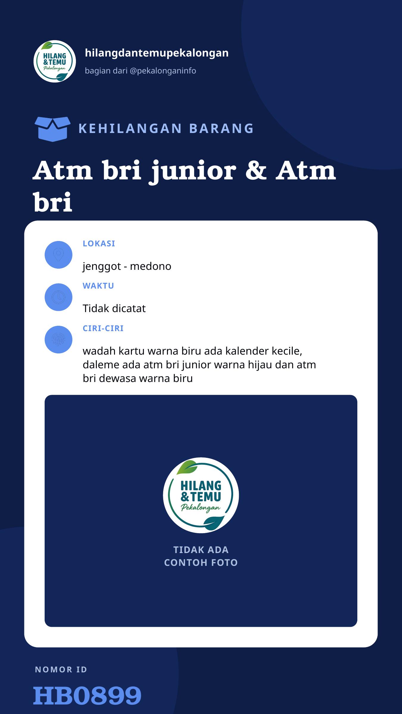 Story 9:16 laporan Atm bri junior & Atm bri dewasa