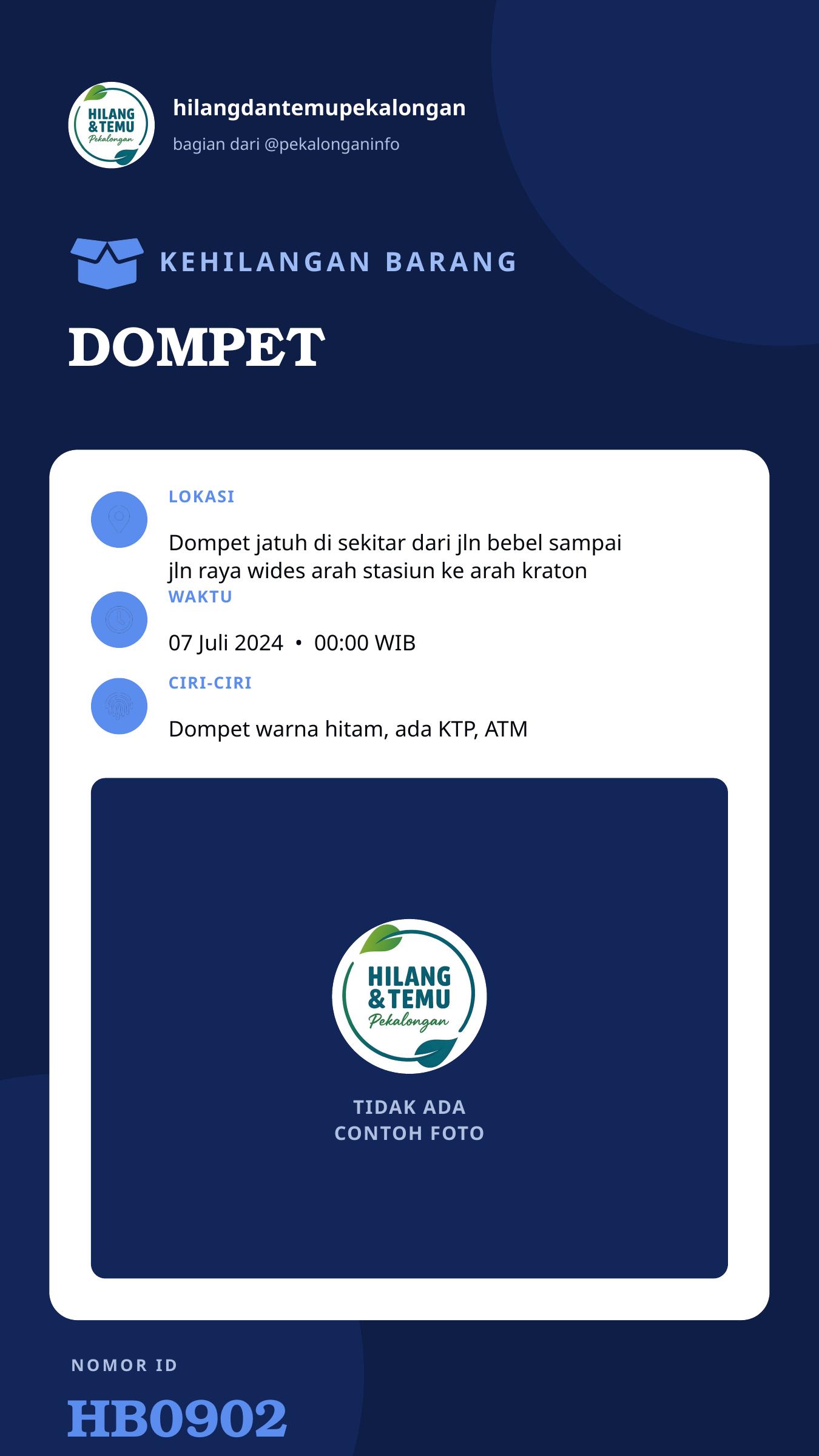 Story 9:16 laporan DOMPET