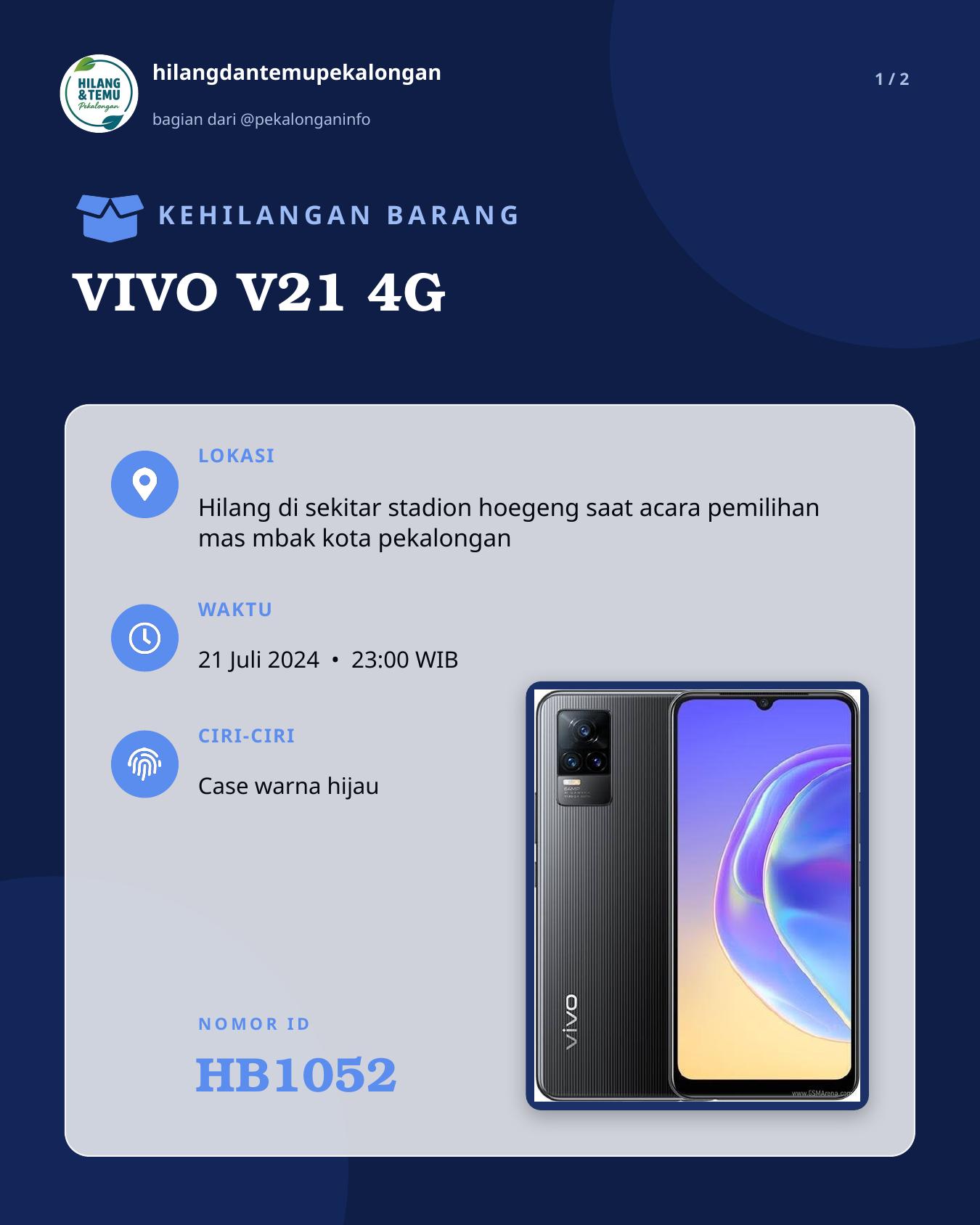Slide 1 laporan VIVO V21 4G