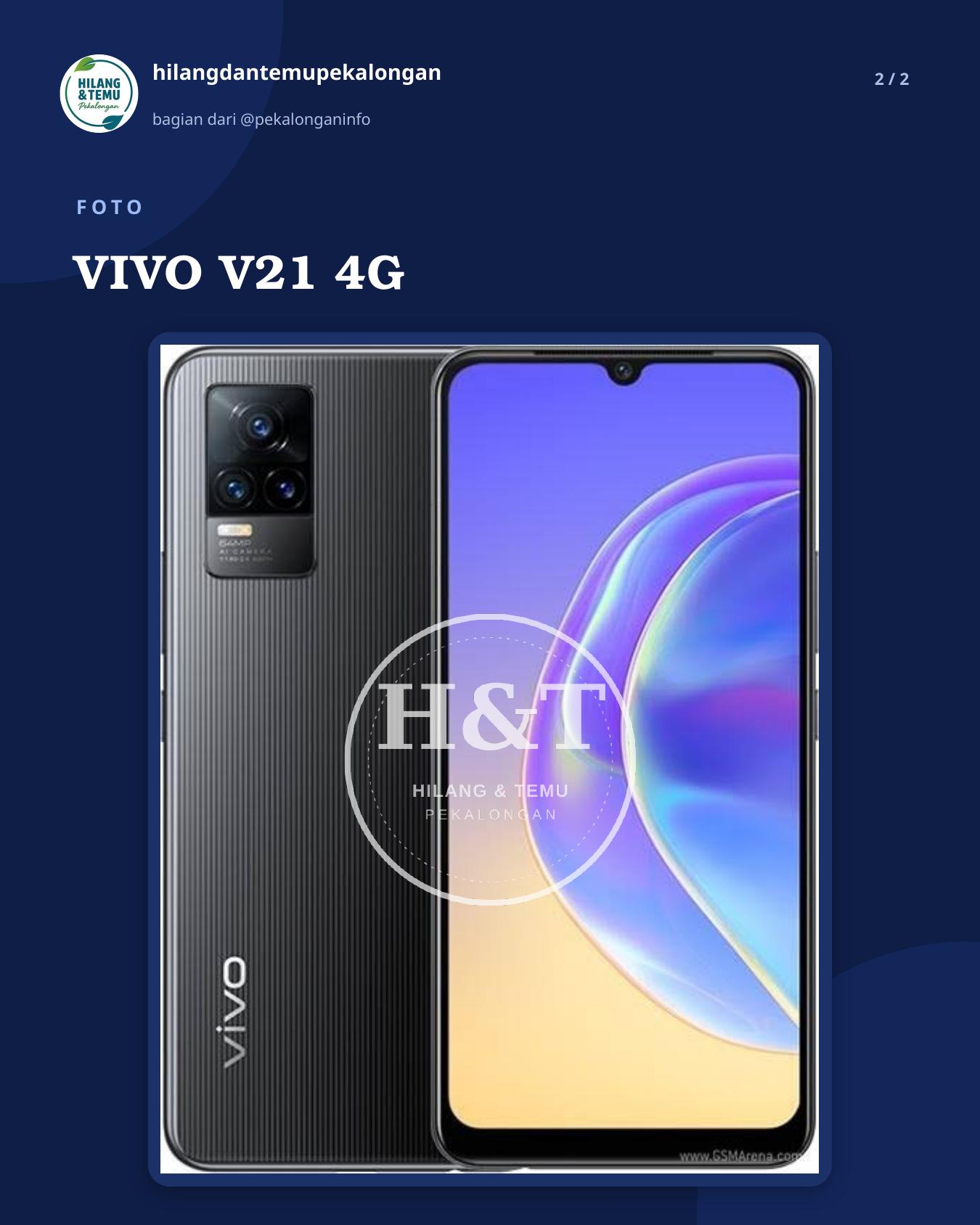 Slide 2 laporan VIVO V21 4G