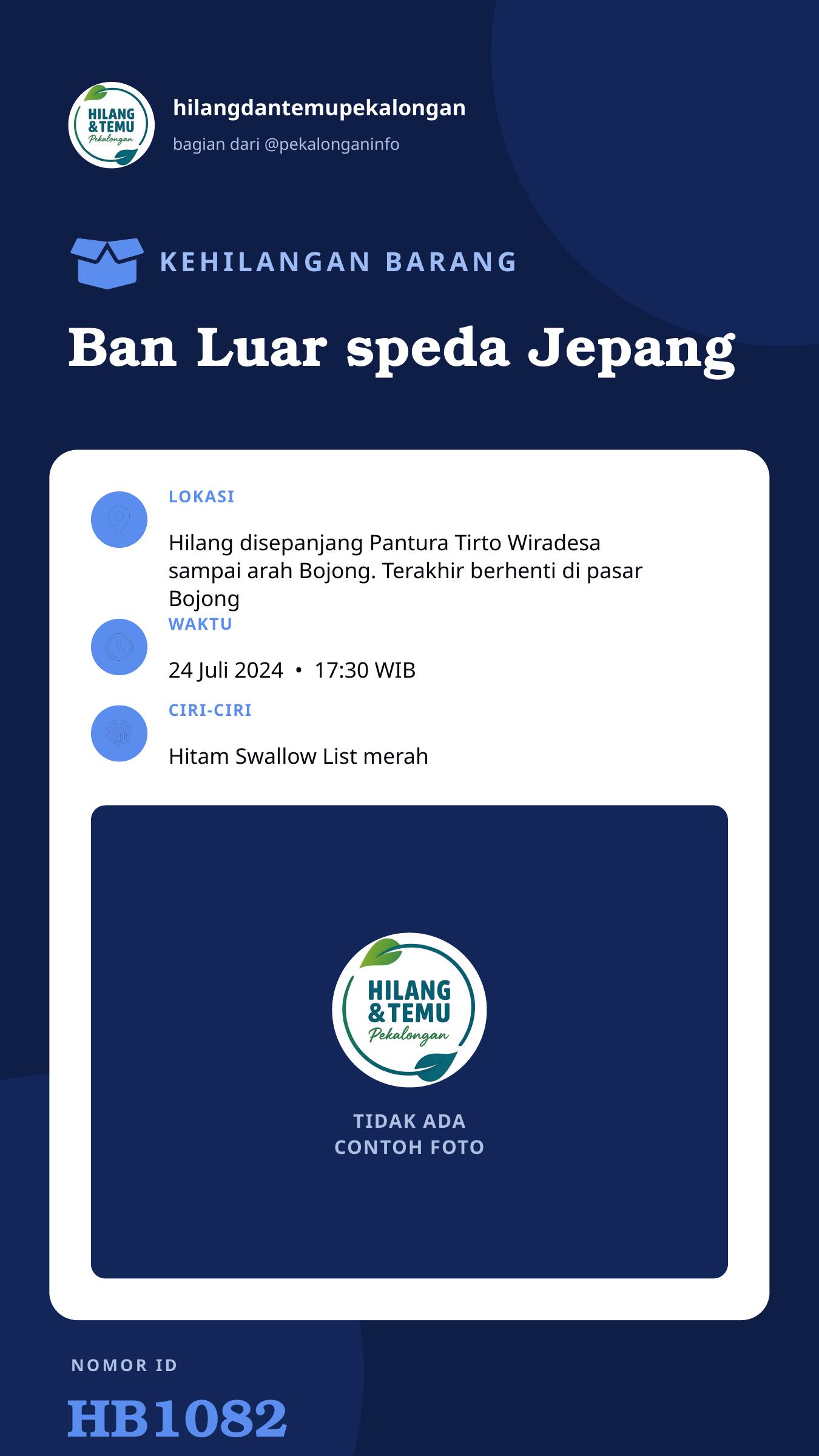 Story 9:16 laporan Ban Luar speda Jepang