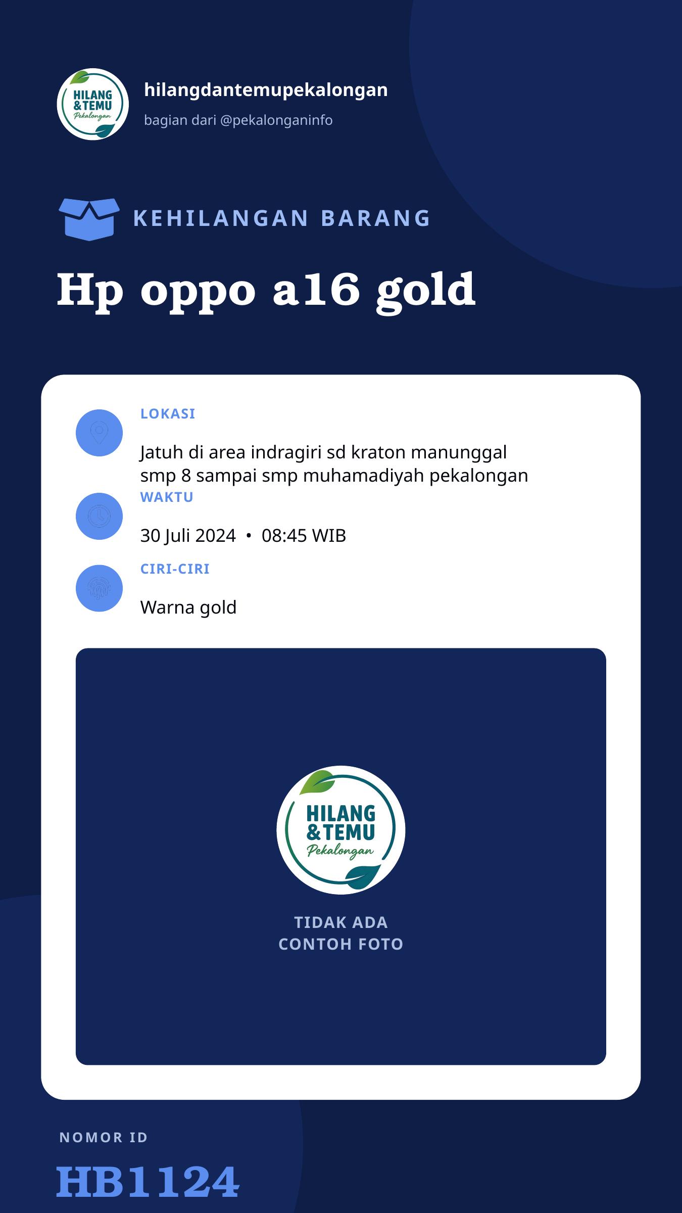 Story 9:16 laporan Hp oppo a16 gold