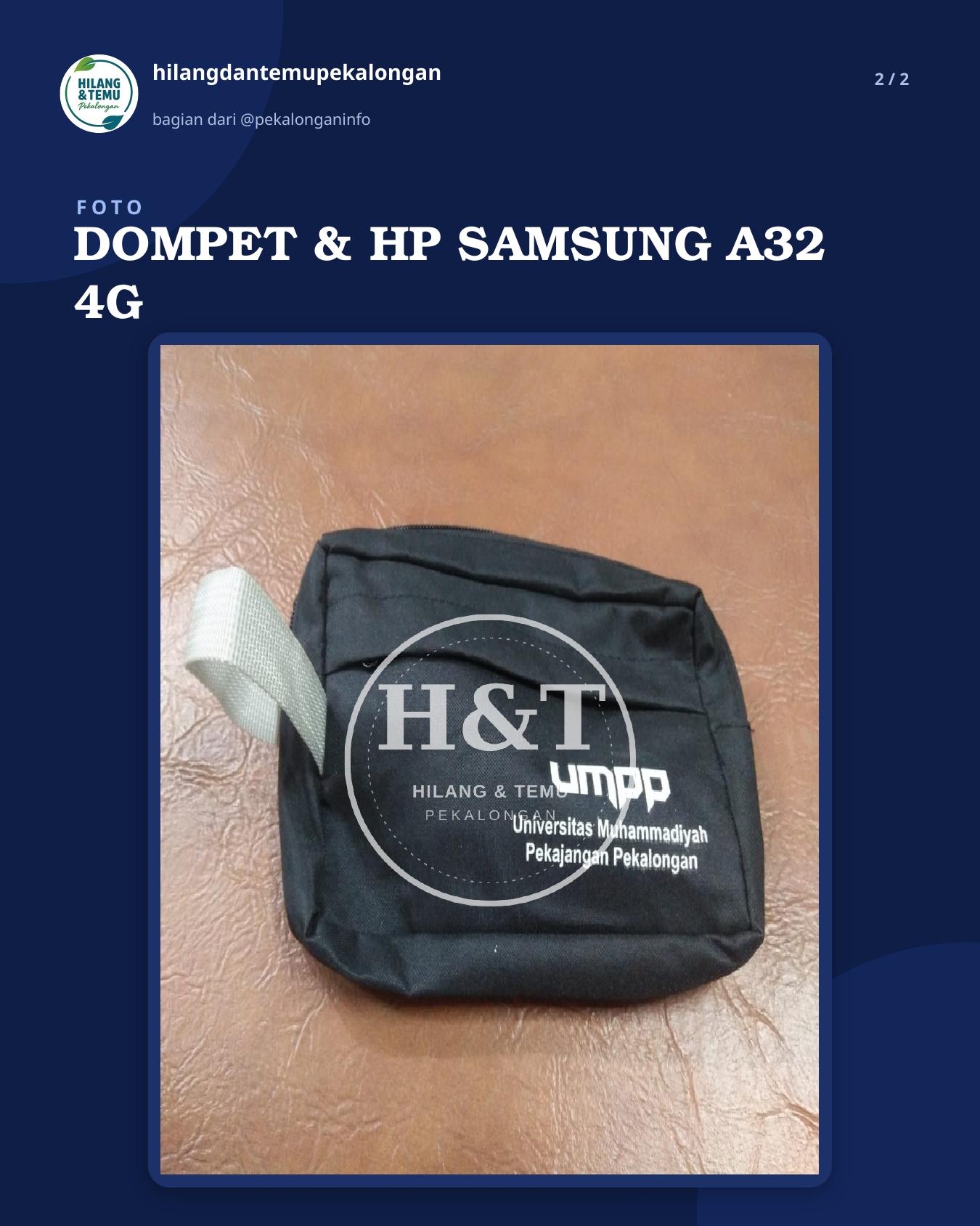 Slide 2 laporan DOMPET & HP SAMSUNG A32 4G