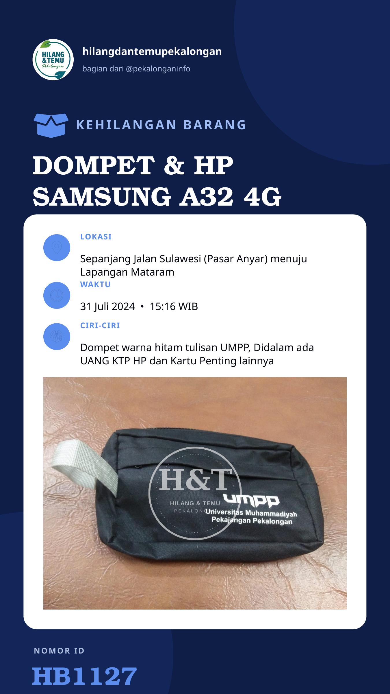 Story 9:16 laporan DOMPET & HP SAMSUNG A32 4G