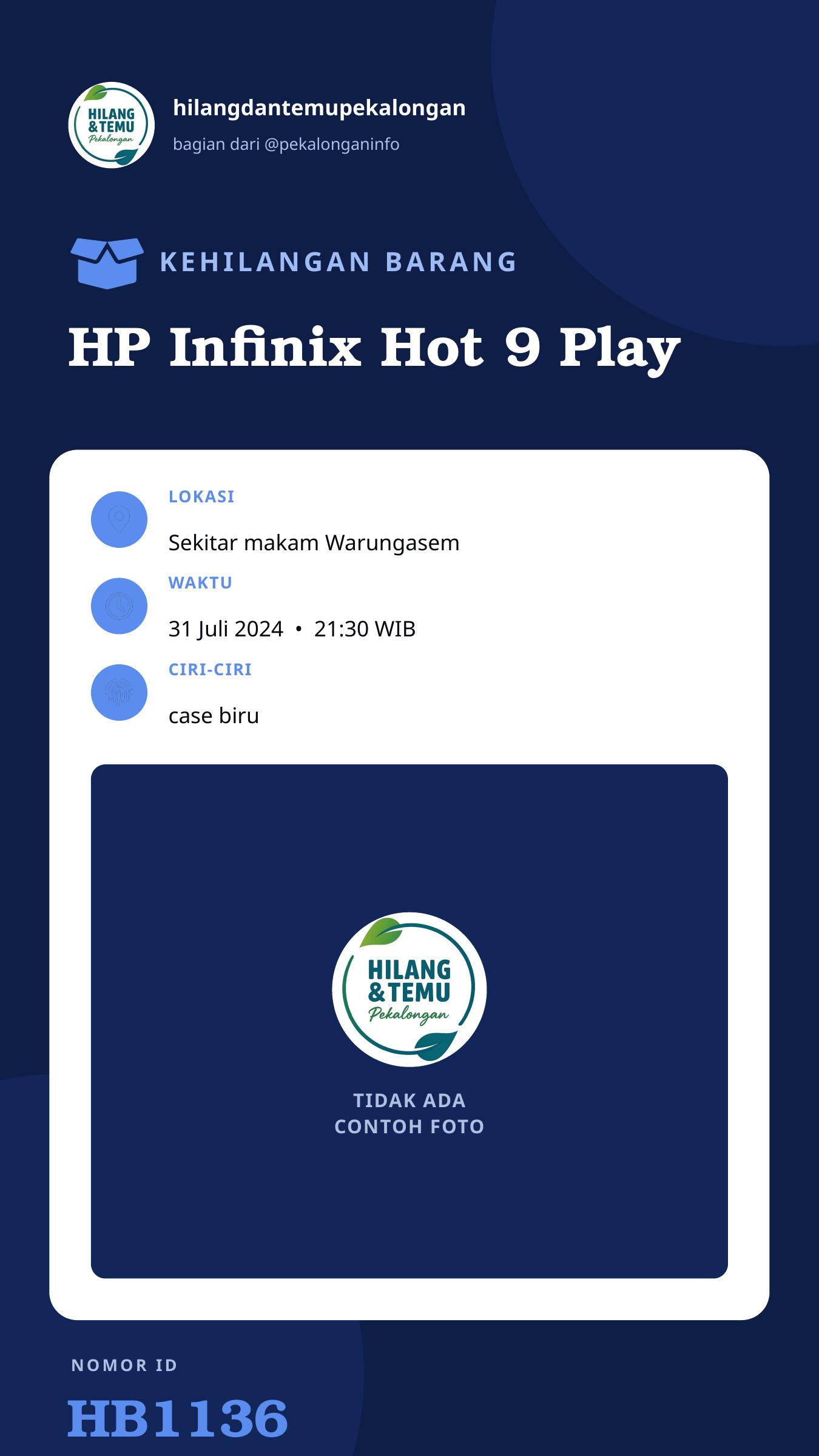 Story 9:16 laporan HP Infinix Hot 9 Play