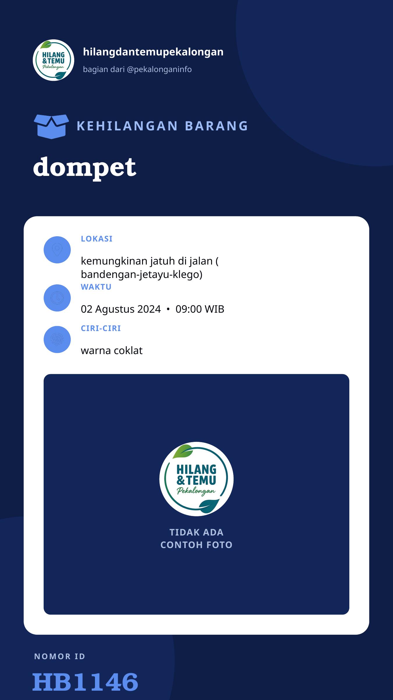 Story 9:16 laporan dompet
