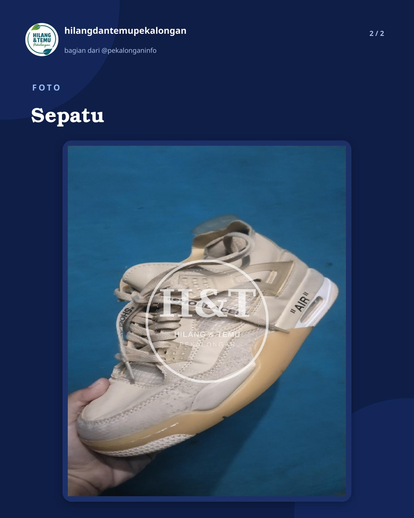 Slide 2 laporan Sepatu
