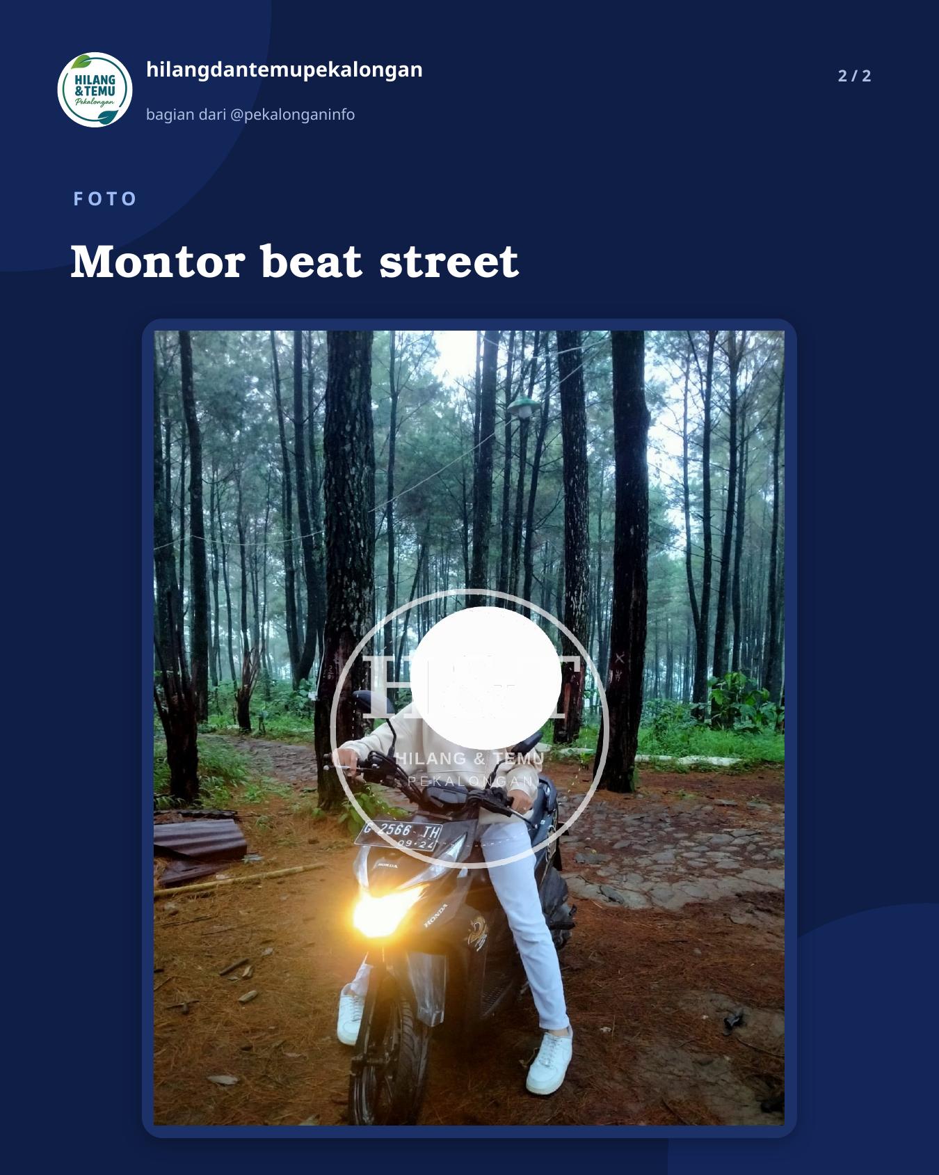 Slide 2 laporan Montor beat street