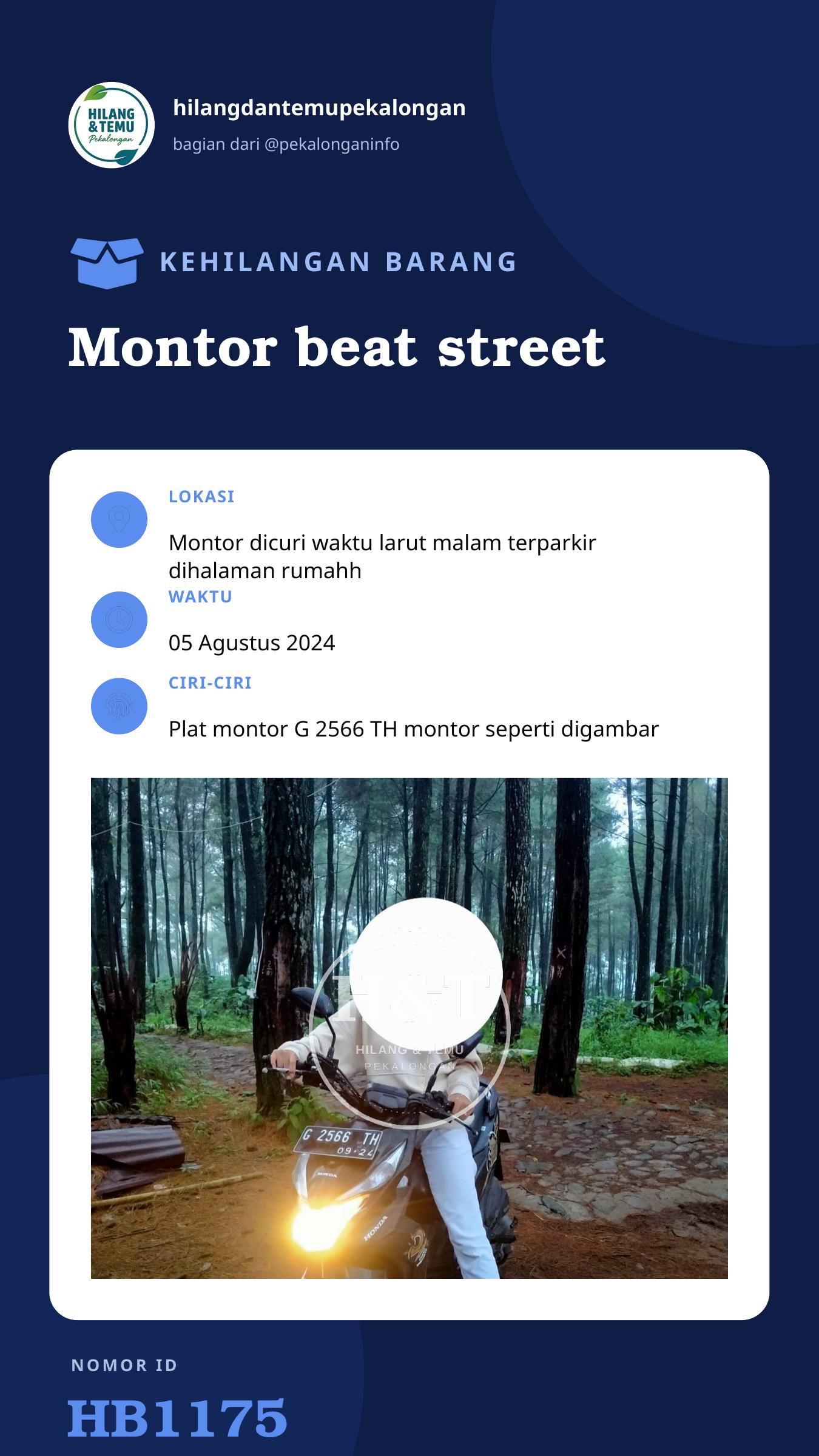 Story 9:16 laporan Montor beat street