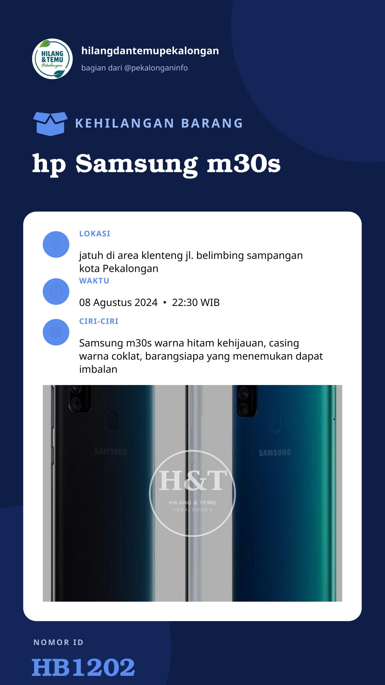 Story 9:16 laporan hp Samsung m30s