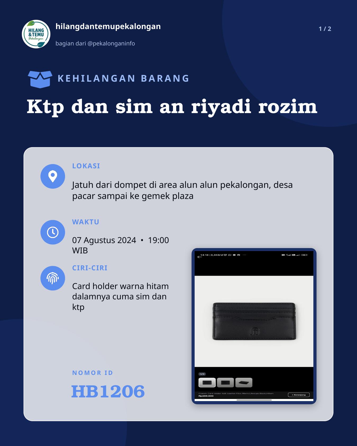 Slide 1 laporan Ktp dan sim an riyadi rozim