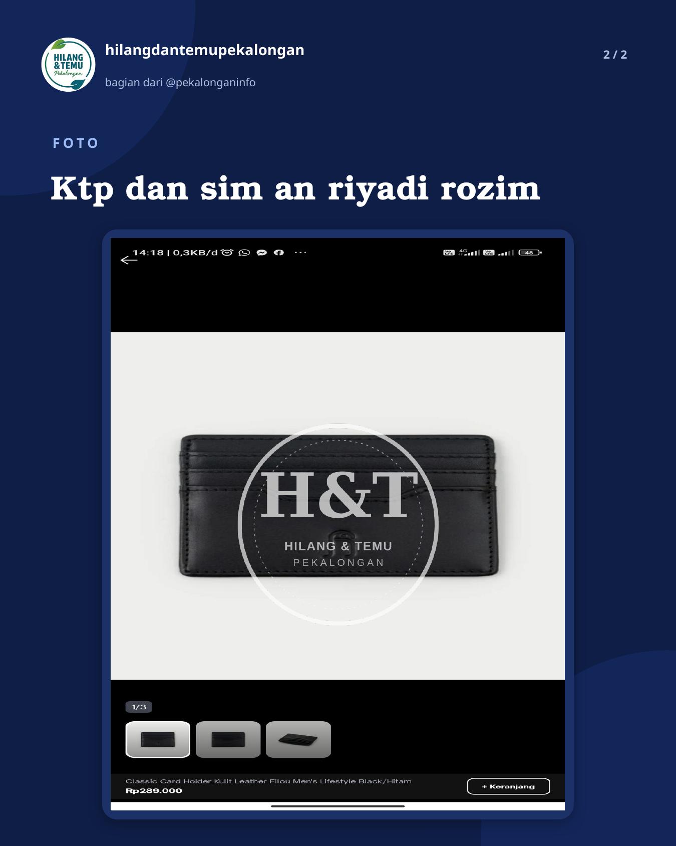 Slide 2 laporan Ktp dan sim an riyadi rozim