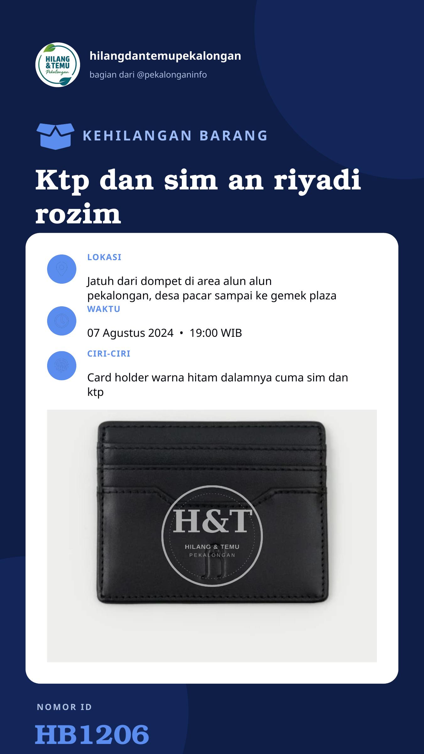 Story 9:16 laporan Ktp dan sim an riyadi rozim