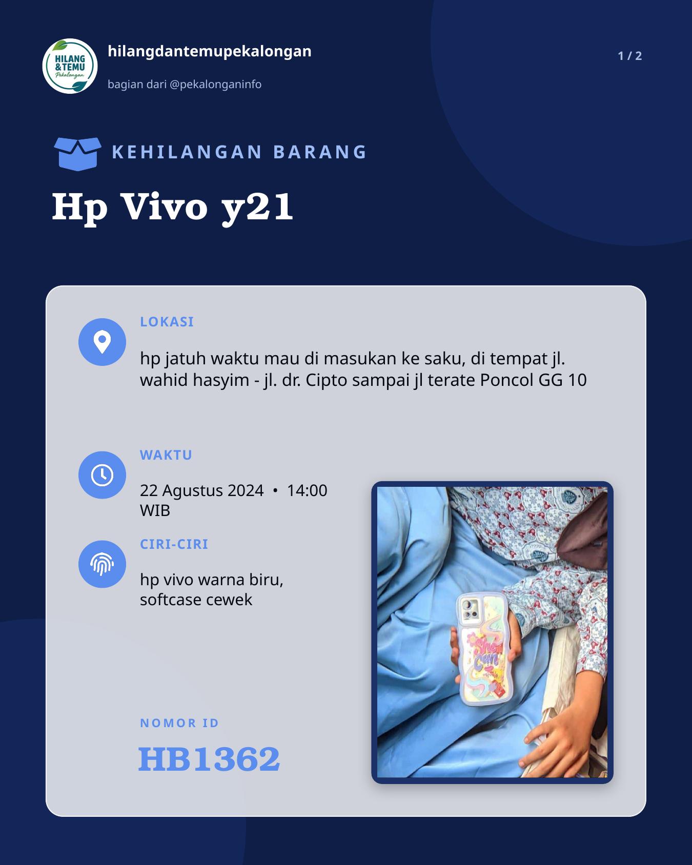 Slide 1 laporan Hp Vivo y21