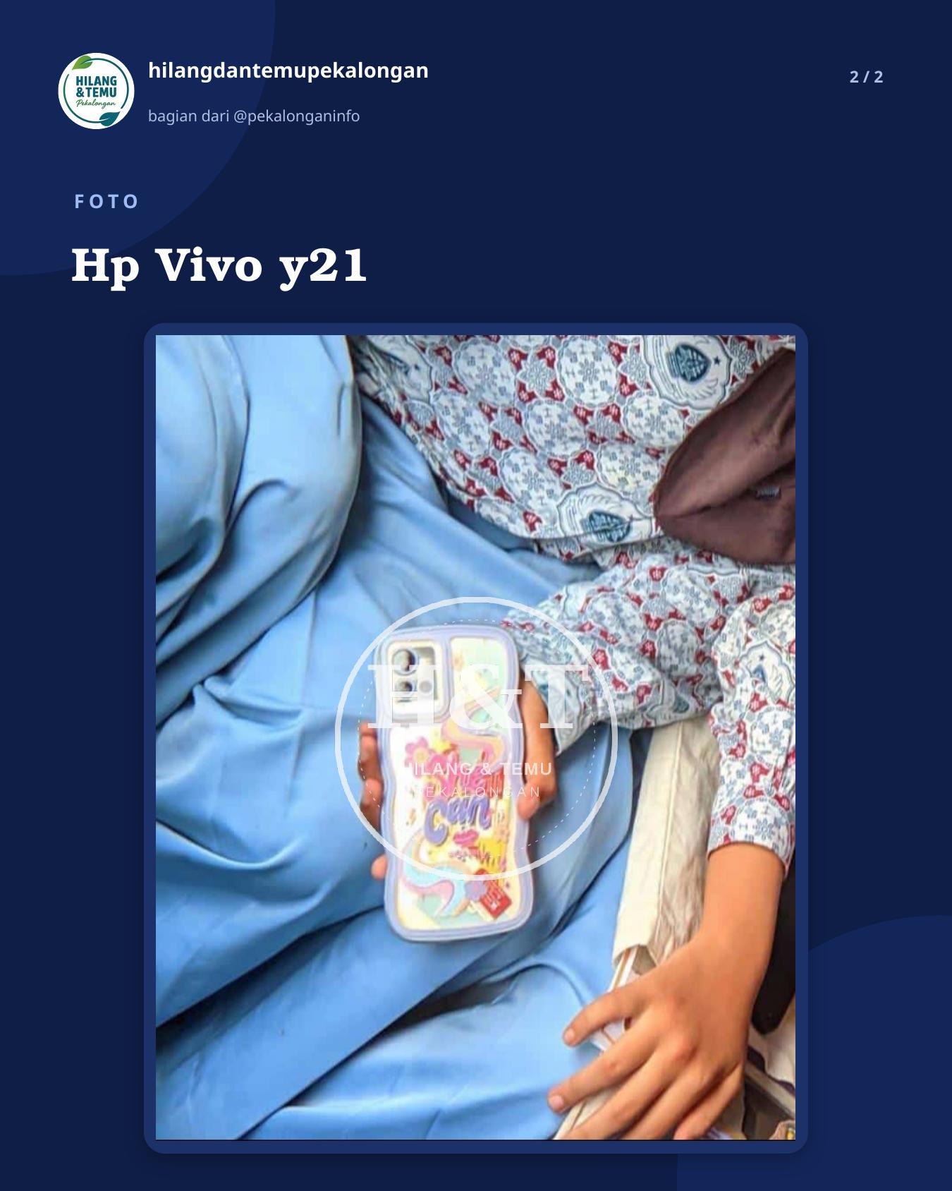Slide 2 laporan Hp Vivo y21