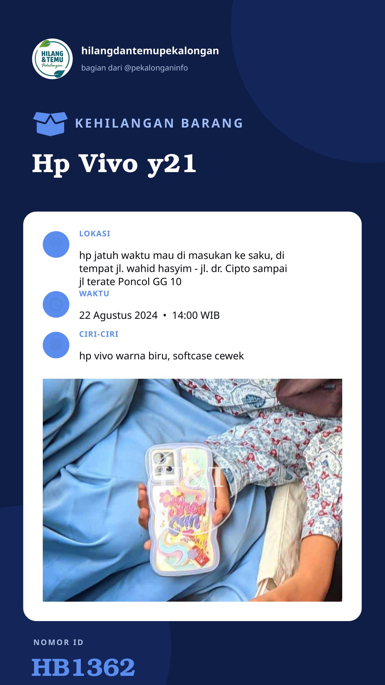 Story 9:16 laporan Hp Vivo y21