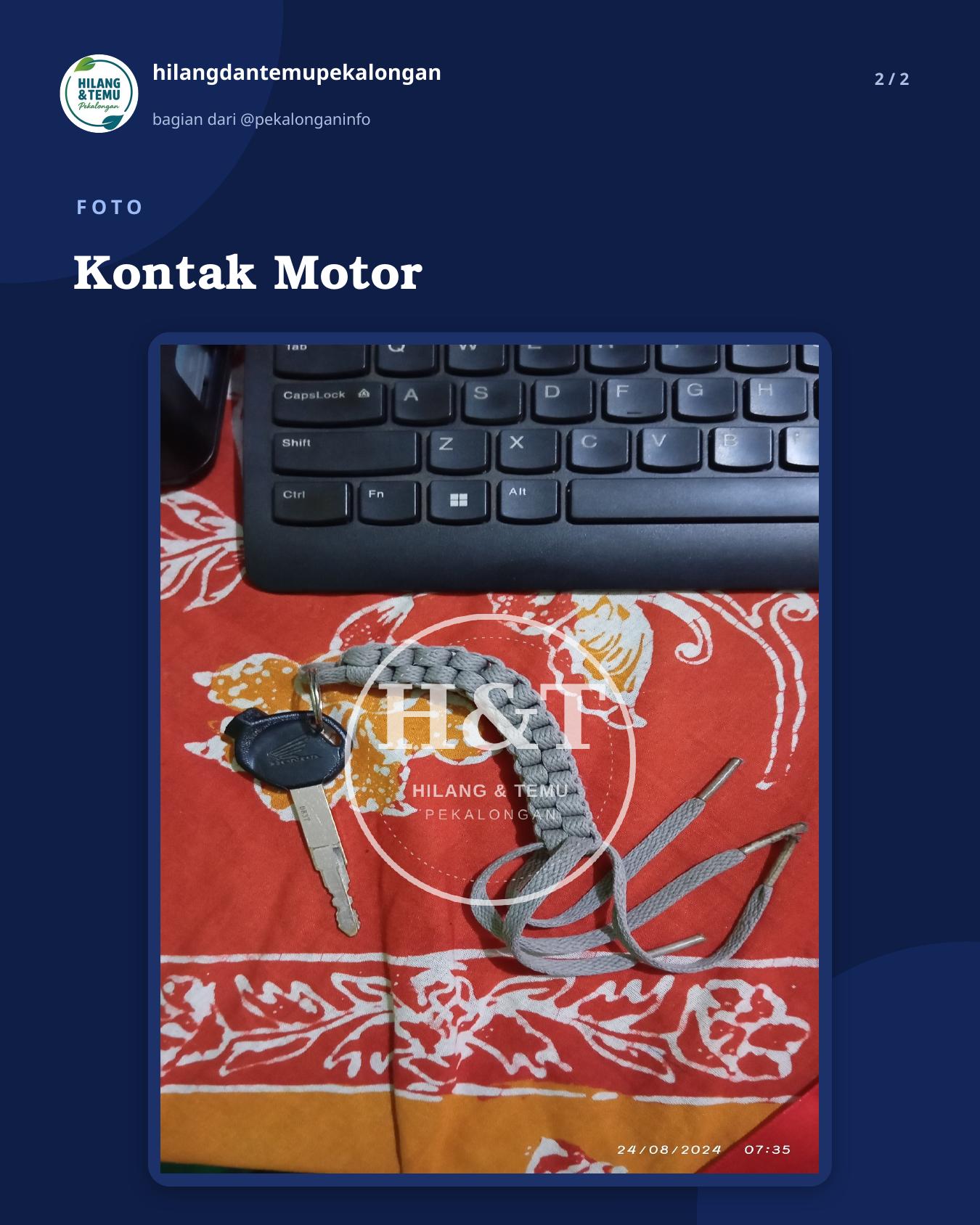 Slide 2 laporan Kontak Motor