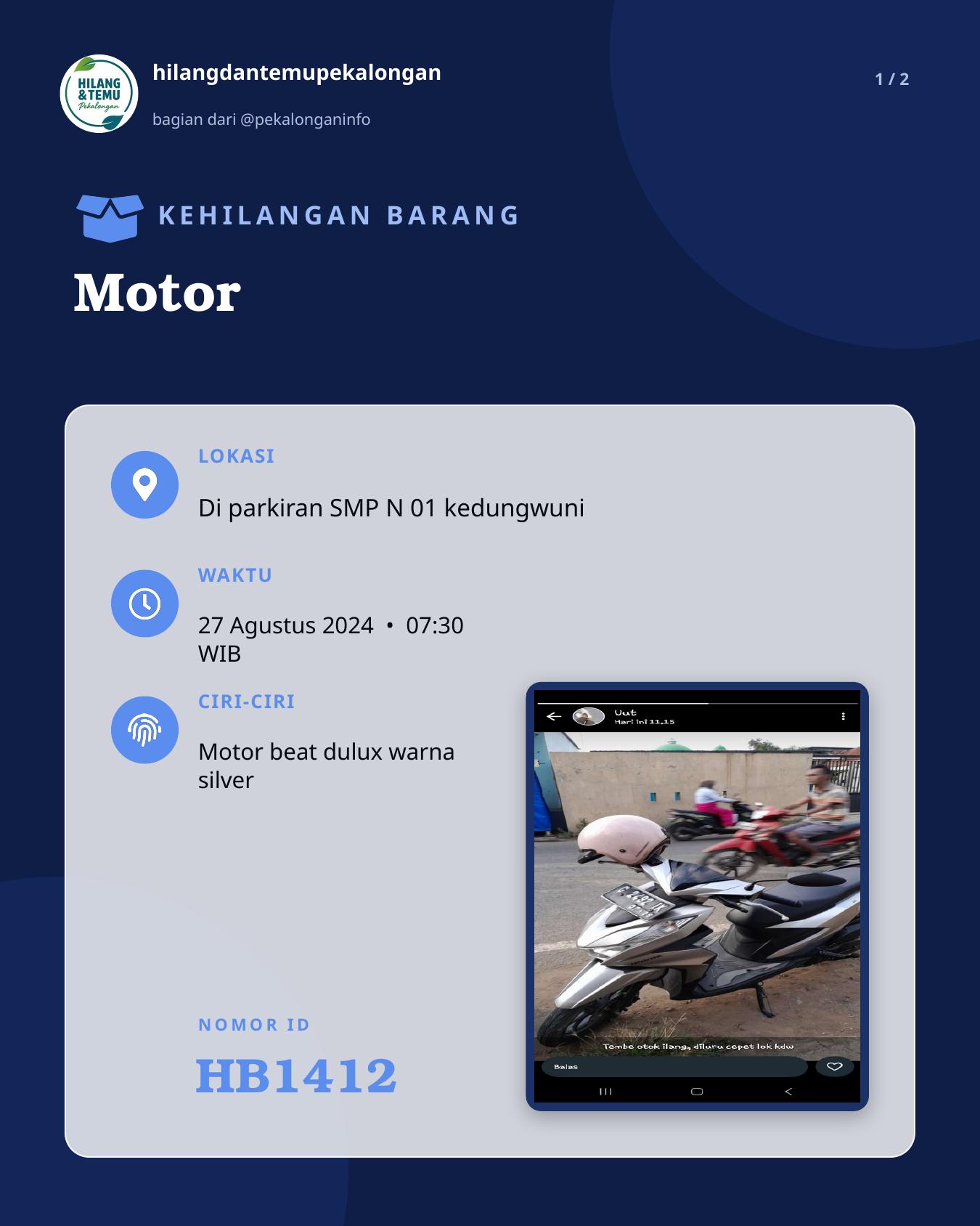 Slide 1 laporan Motor