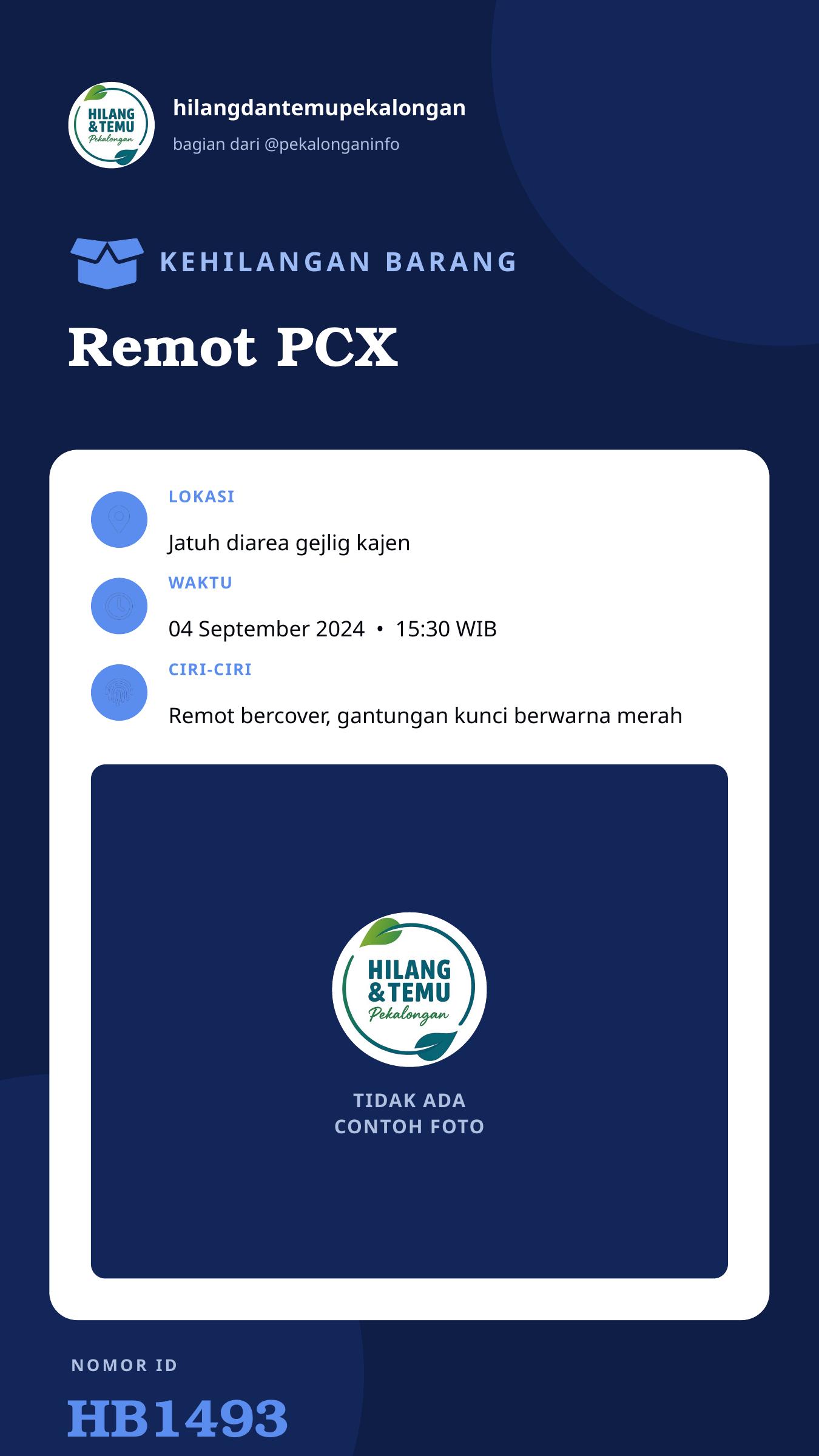 Story 9:16 laporan Remot PCX