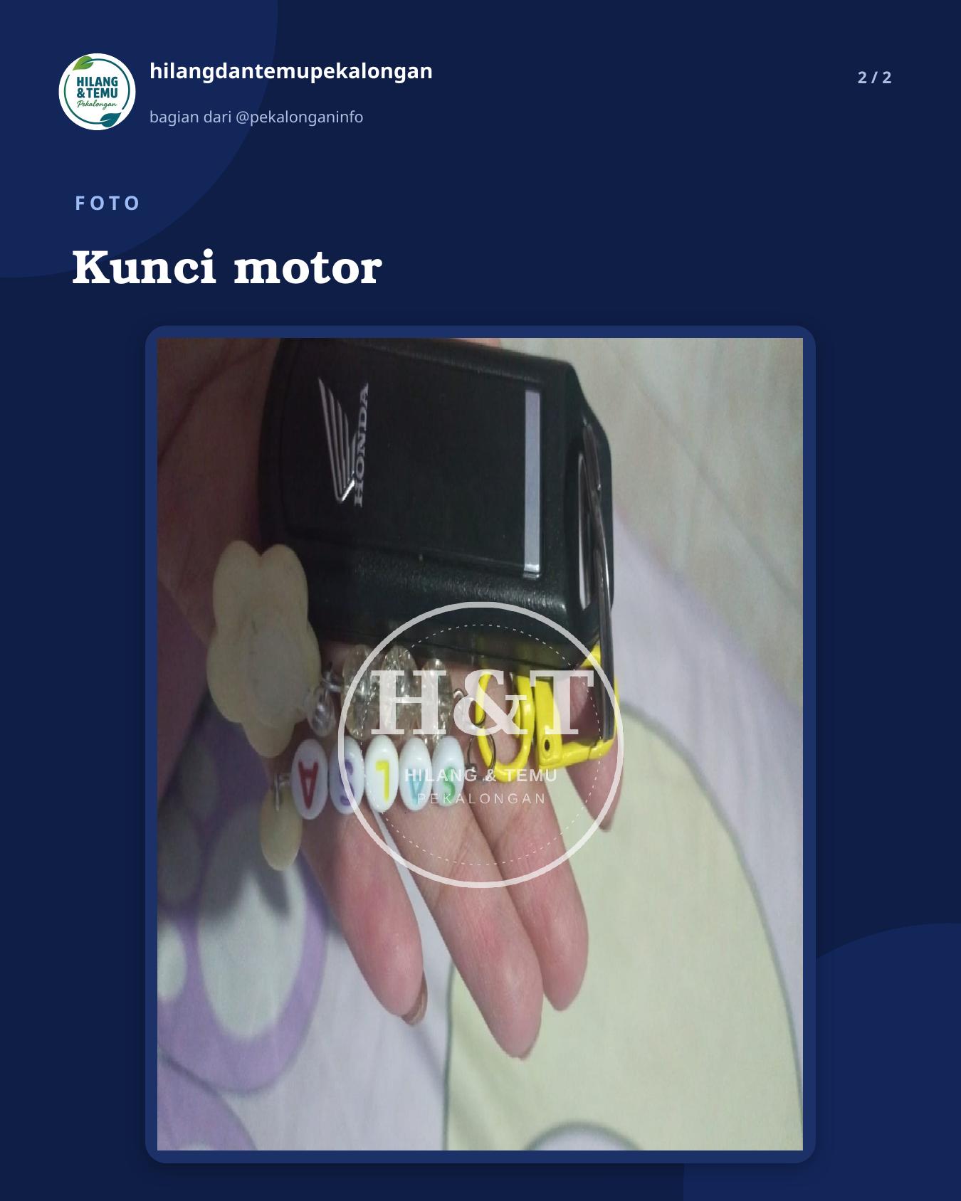 Slide 2 laporan Kunci motor