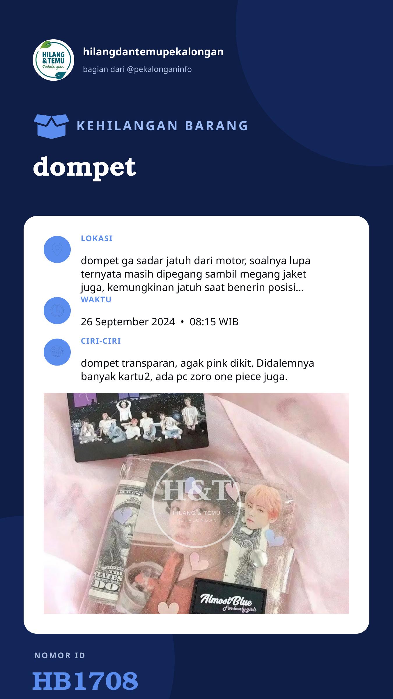 Story 9:16 laporan dompet