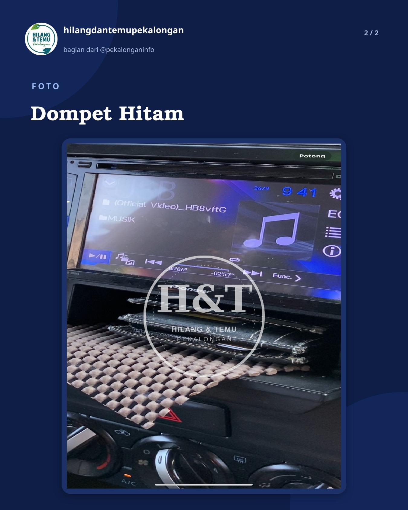 Slide 2 laporan Dompet Hitam