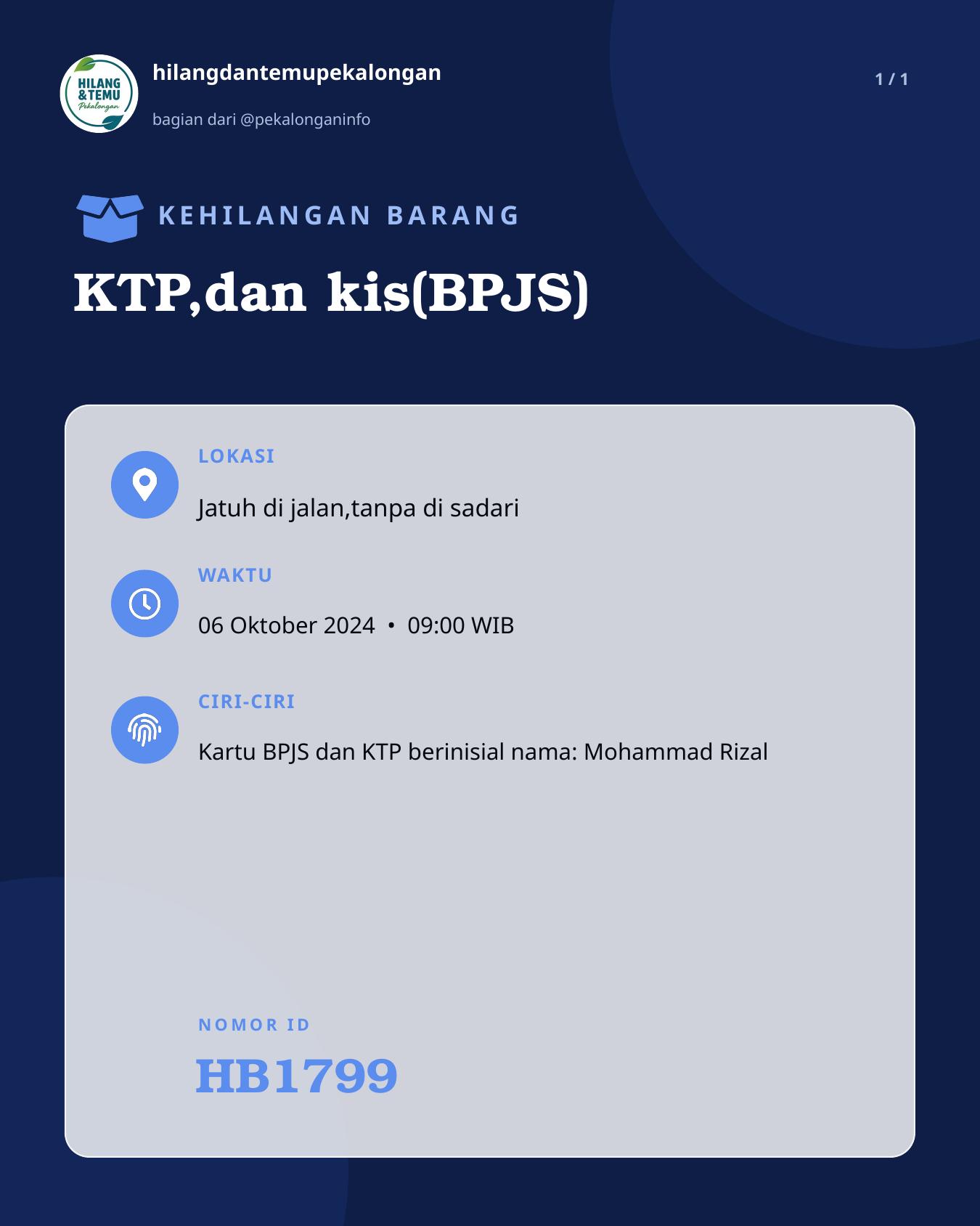 Slide laporan KTP,dan kis(BPJS) (HB1799)