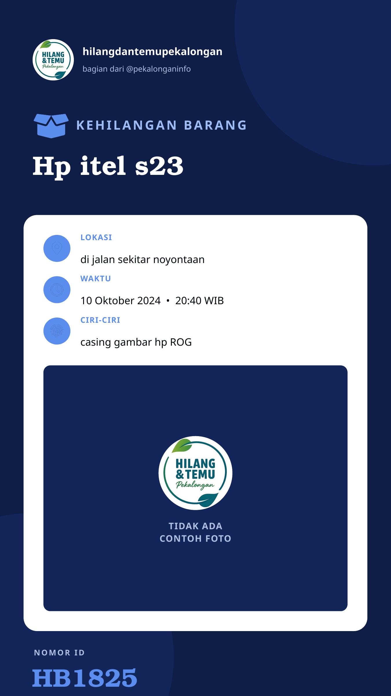 Story 9:16 laporan Hp itel s23