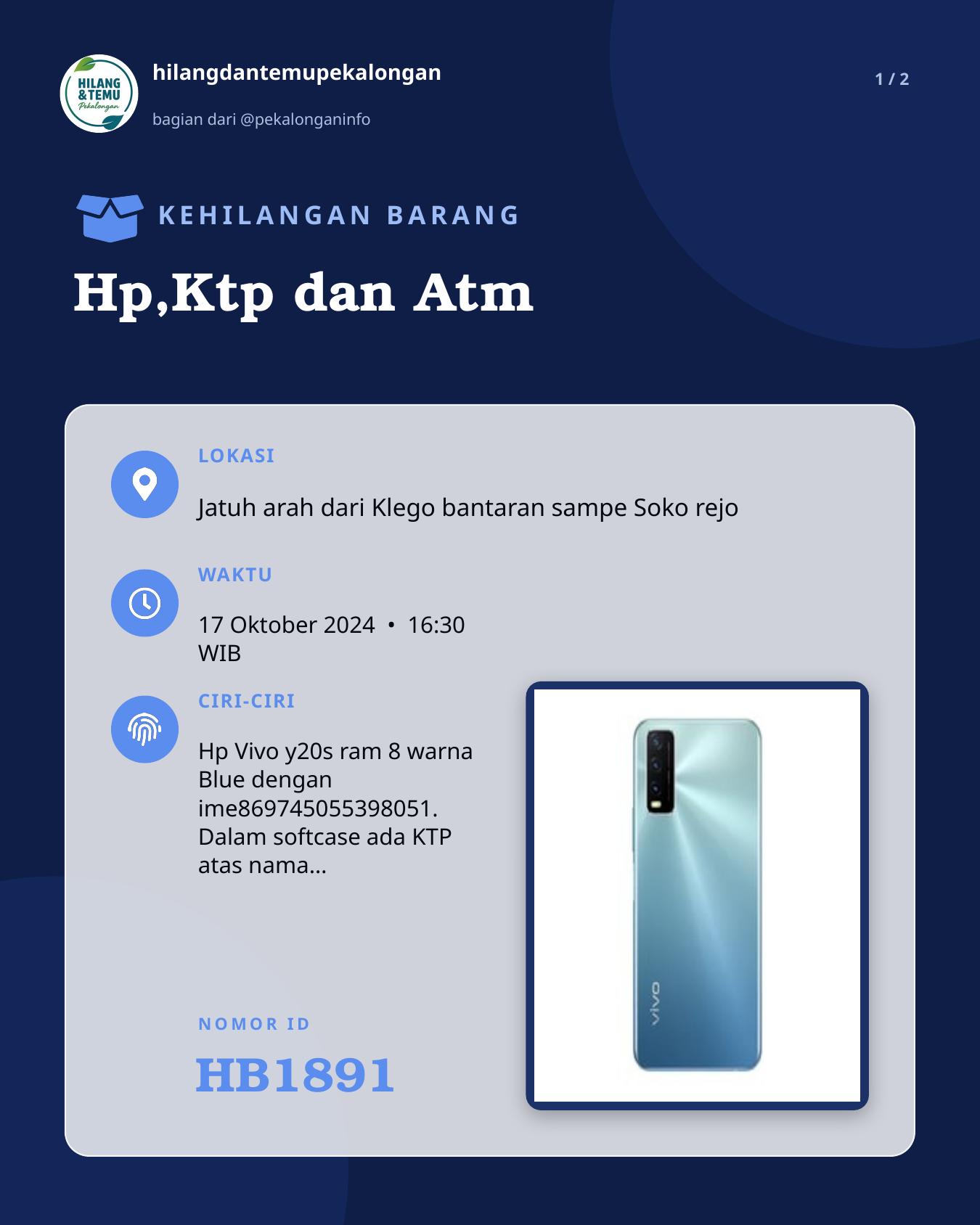 Slide 1 laporan Hp,Ktp dan Atm