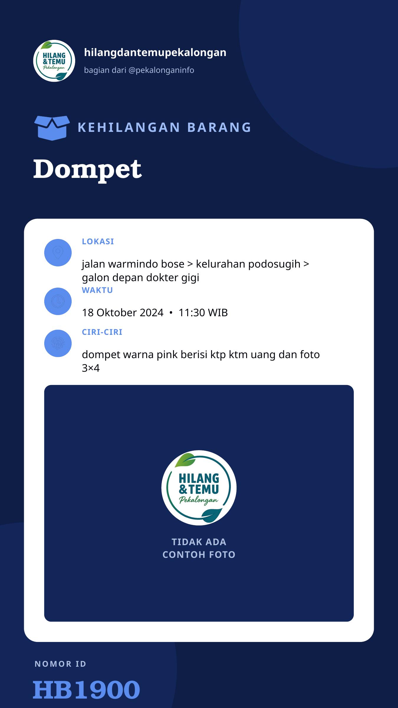 Story 9:16 laporan Dompet