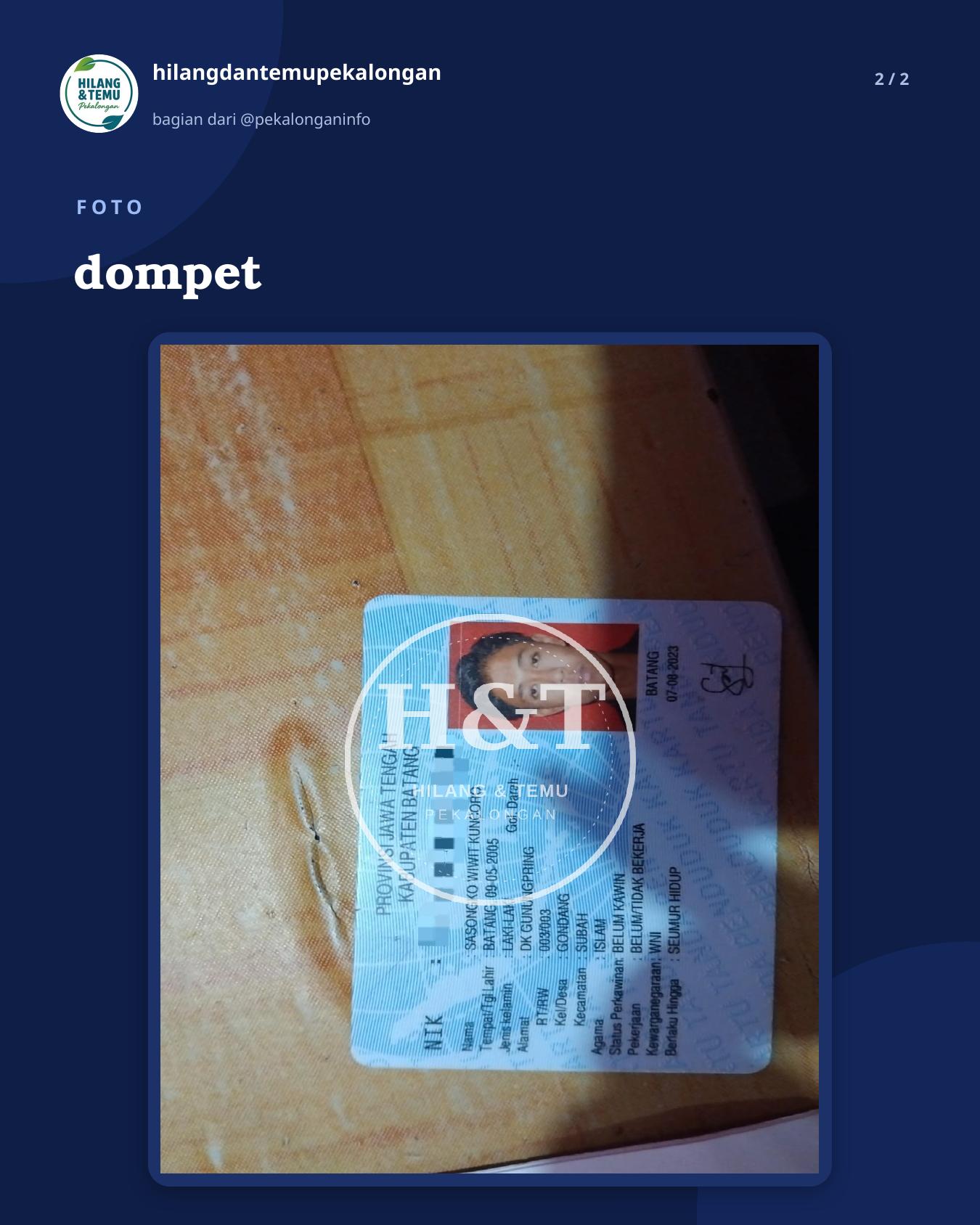Slide 2 laporan dompet