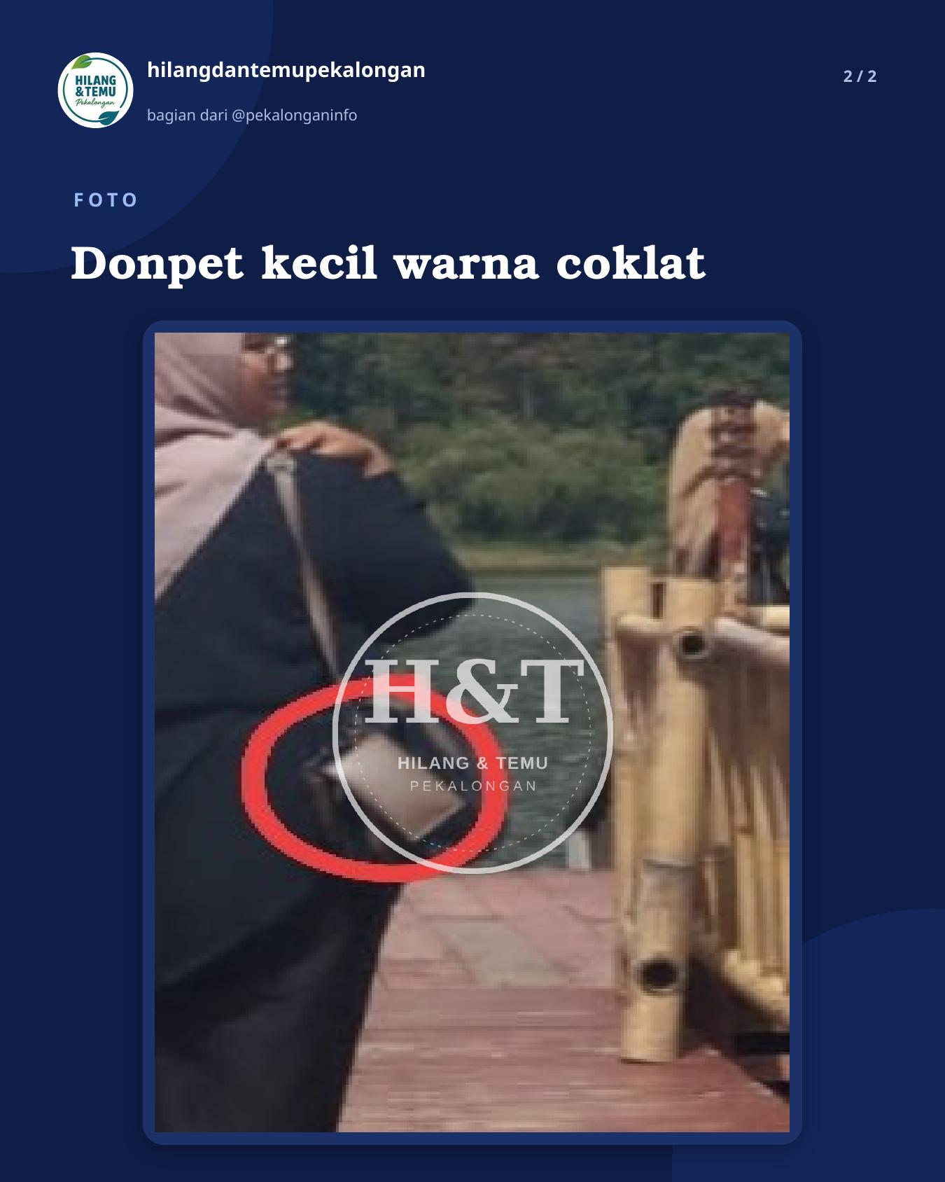 Slide 2 laporan Donpet kecil warna coklat