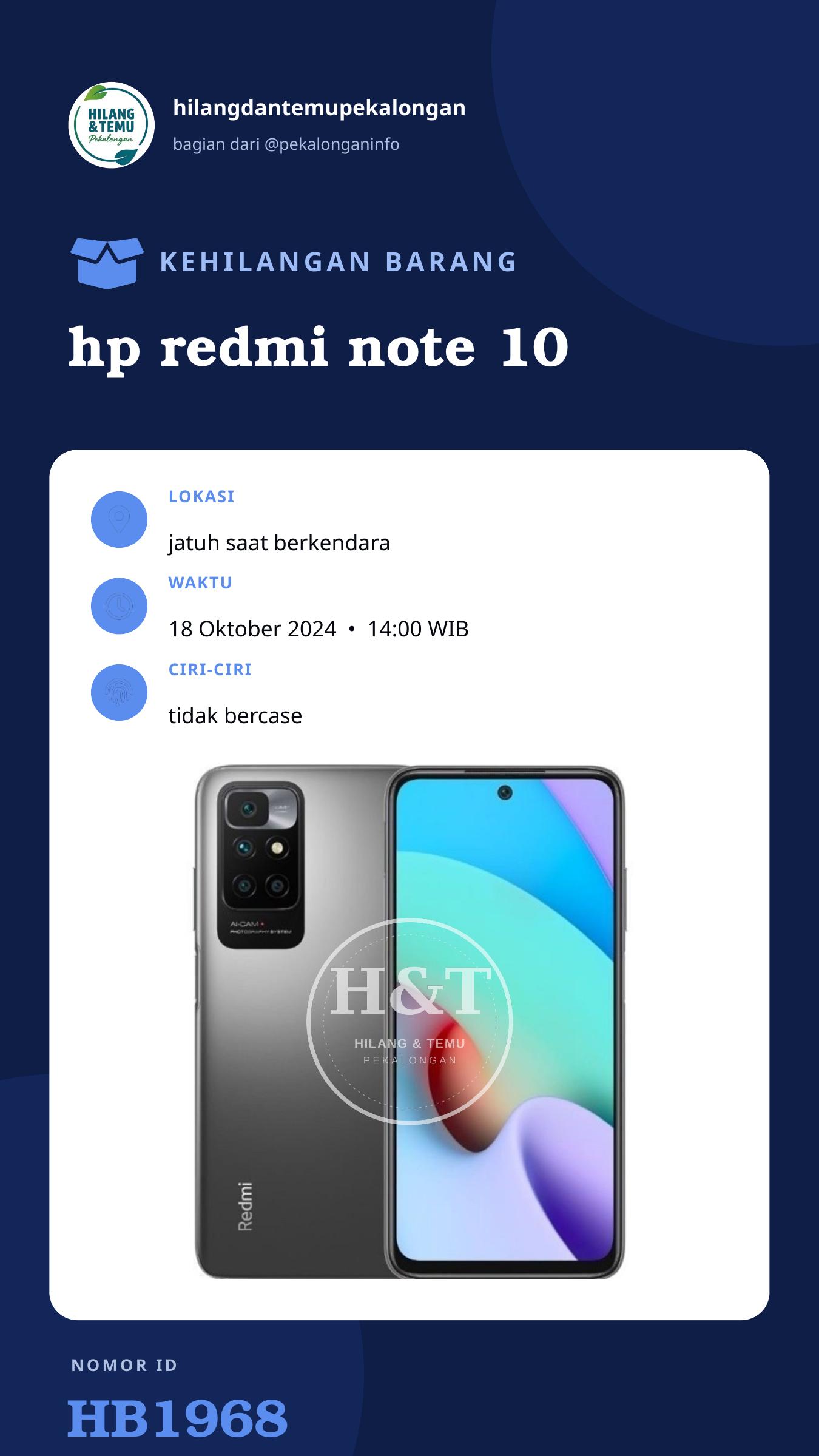 Story 9:16 laporan hp redmi note 10