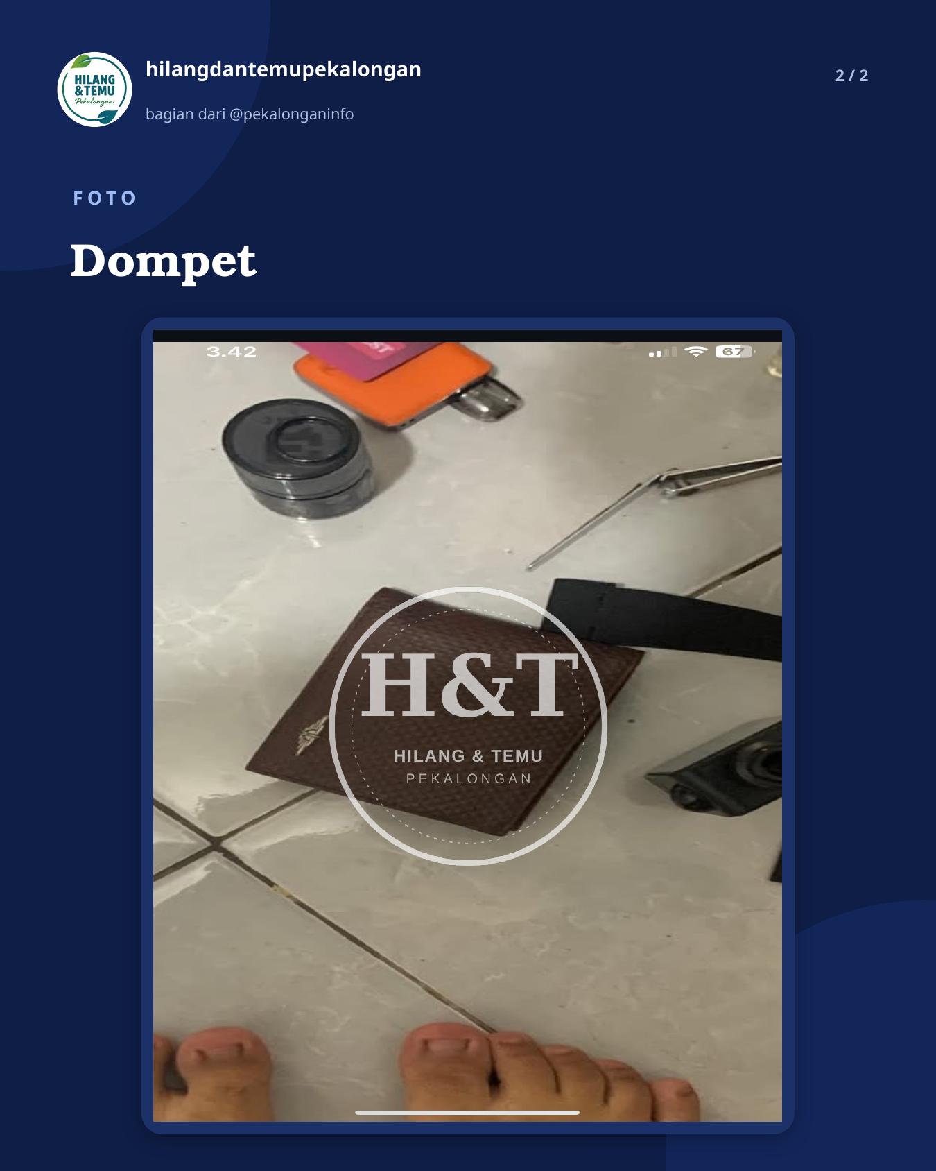 Slide 2 laporan Dompet