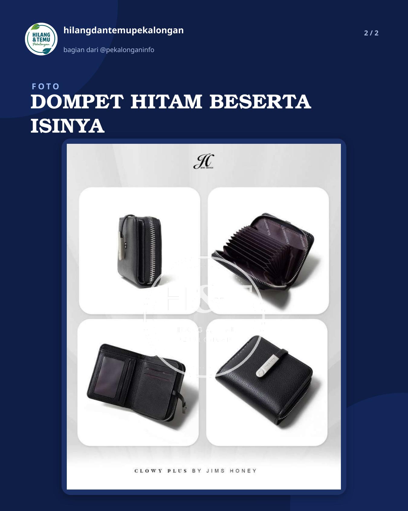 Slide 2 laporan DOMPET HITAM BESERTA ISINYA